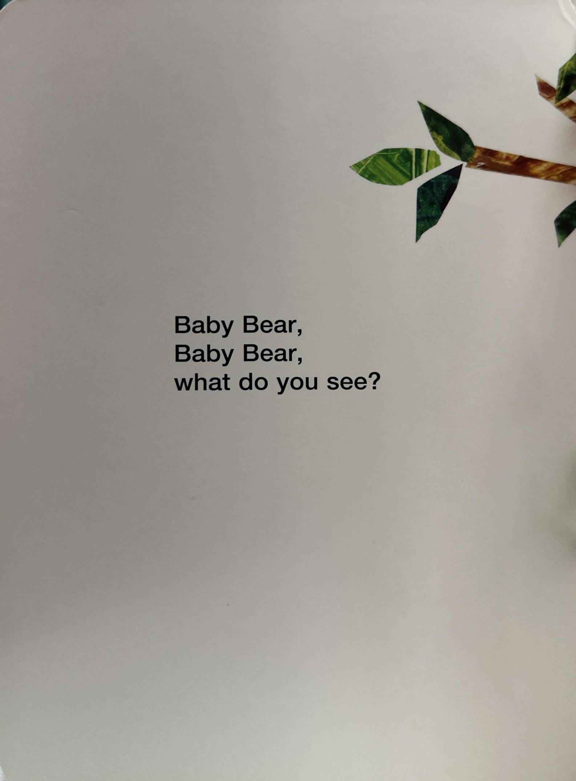 Bill Martin's Bears #4 Baby Bear, Baby Bear, What Do You See? (Board Book)