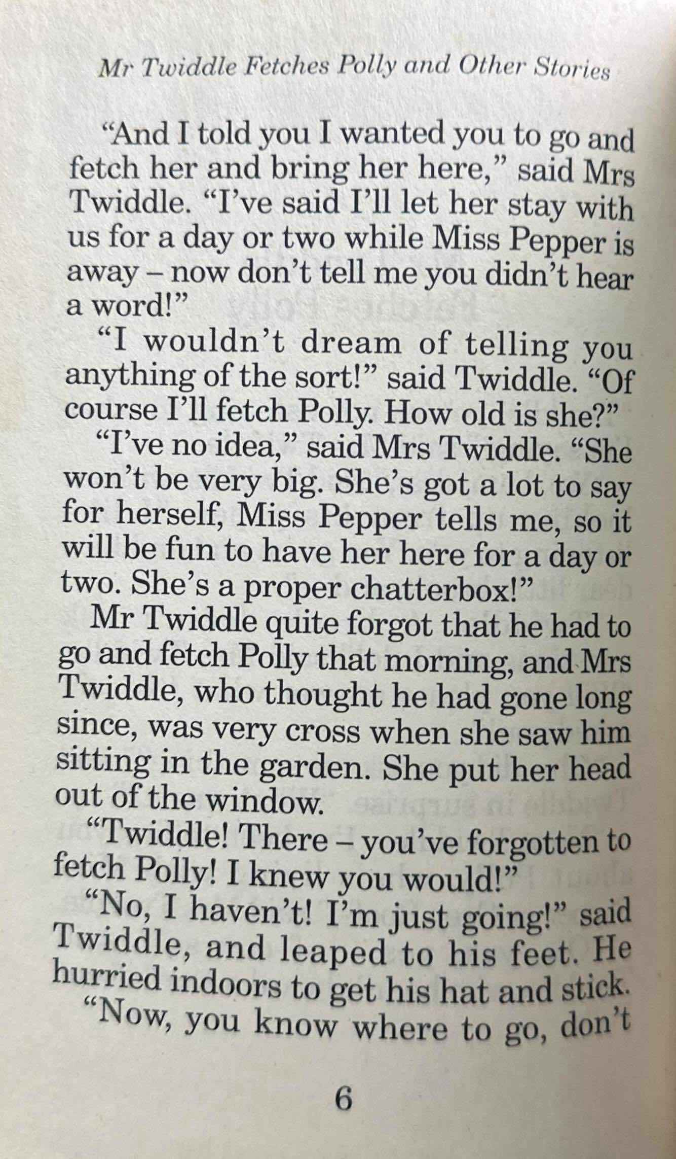 Mr Twiddle Fetches Polly