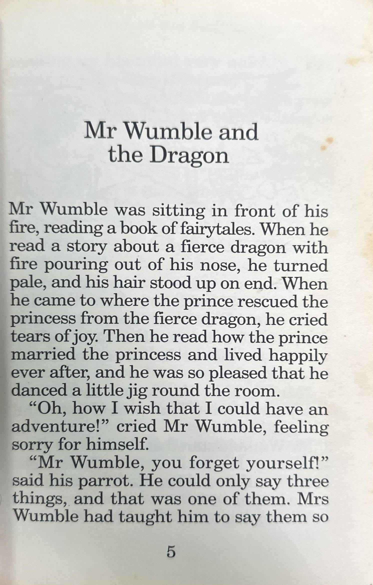 Popular Rewards: Mr Wumble and the Dragon and Other Stories