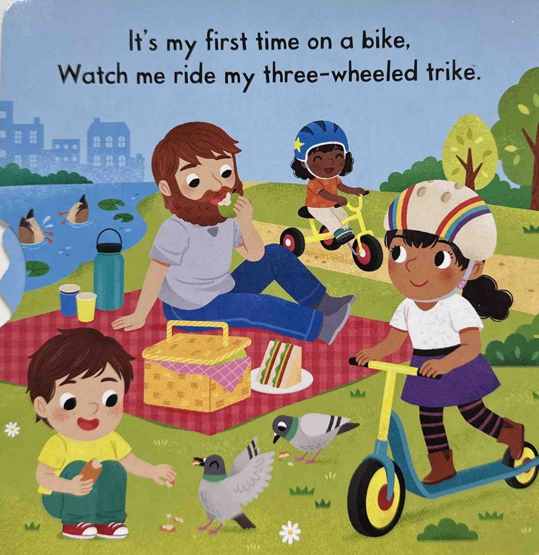 Busy Books: Busy Bikes (Push Pull Slide)