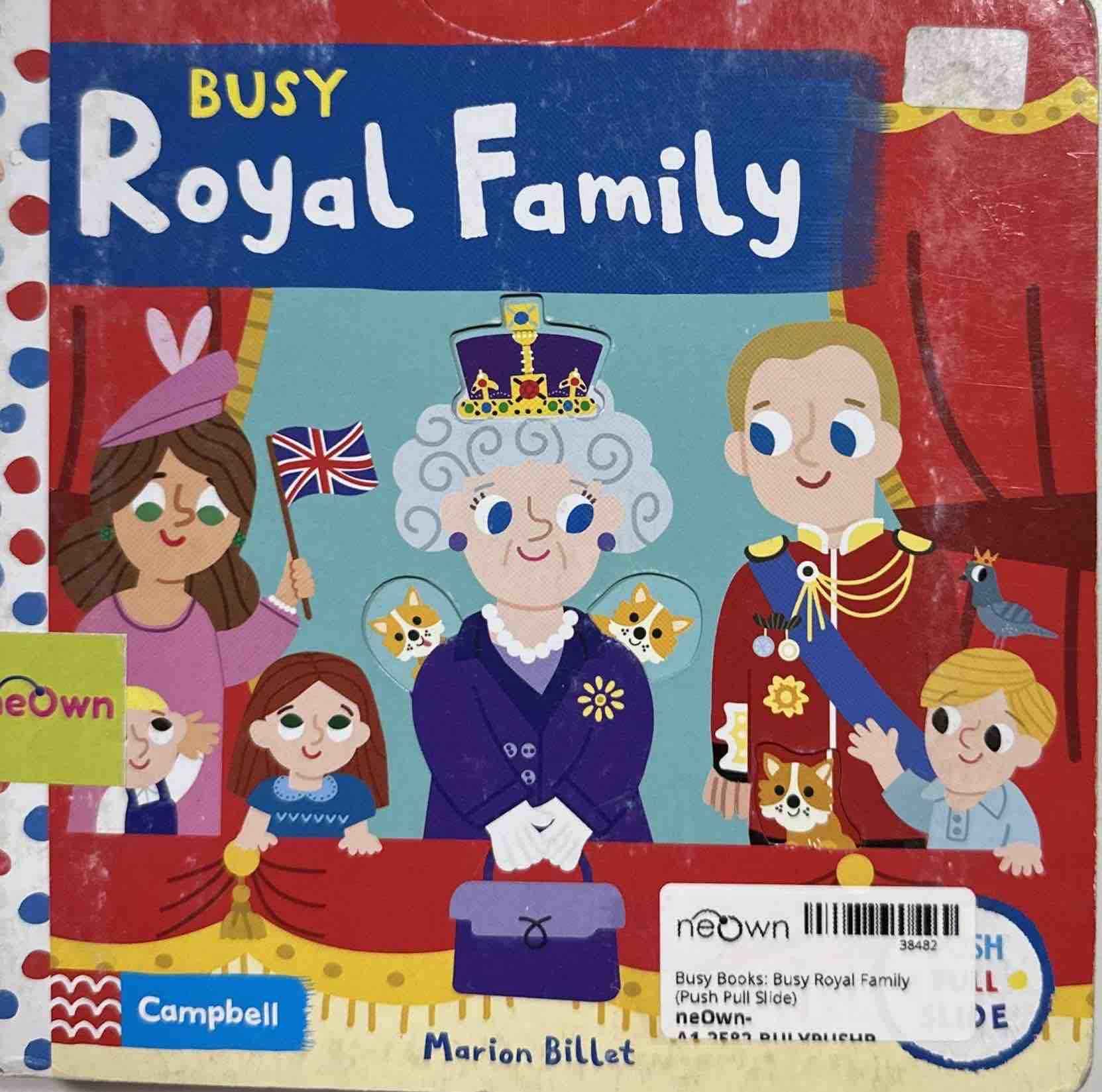 Busy Books: Busy Royal Family (Push Pull Slide)