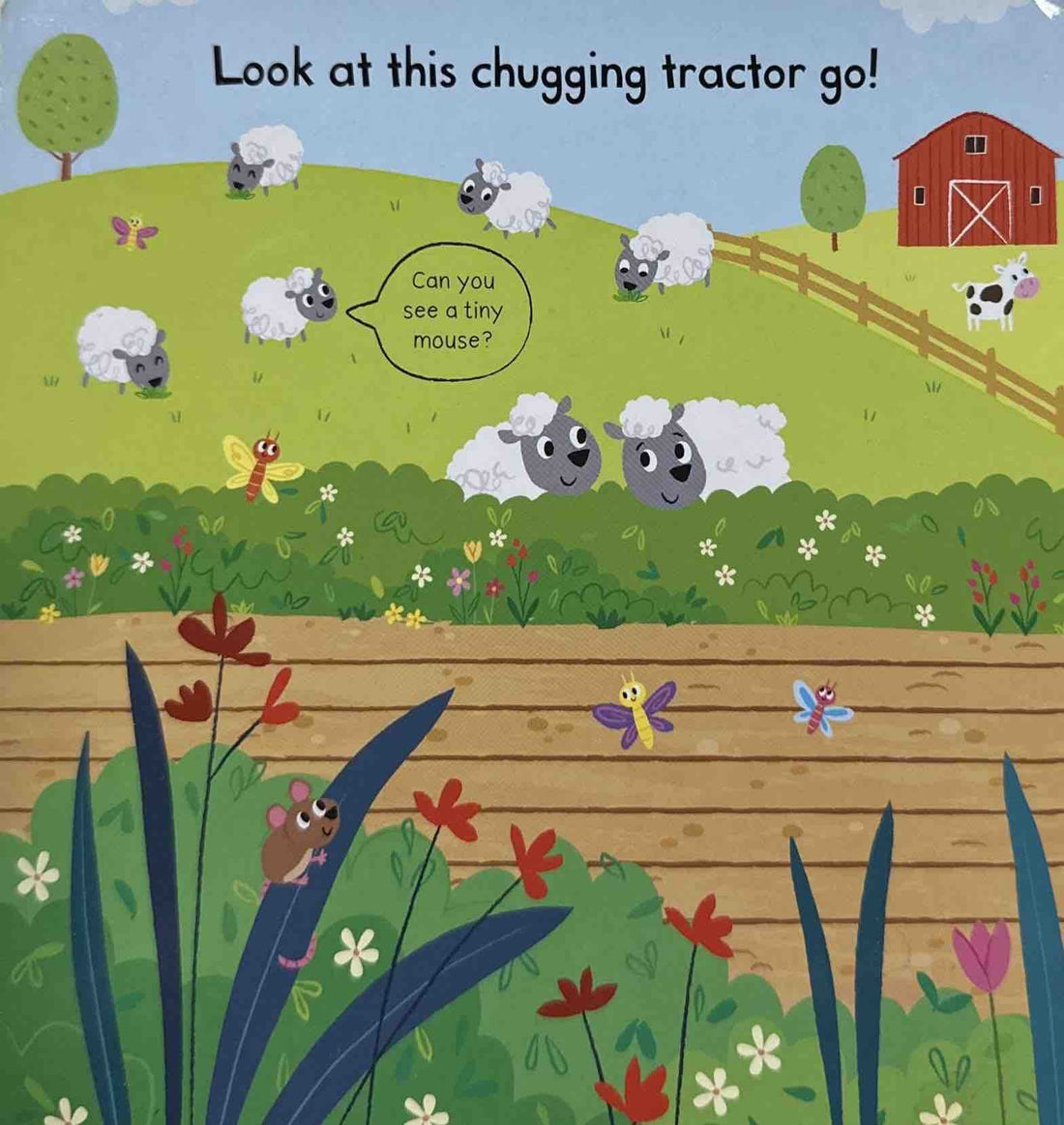 Busy Books: Busy Tractor (Push Pull Slide)