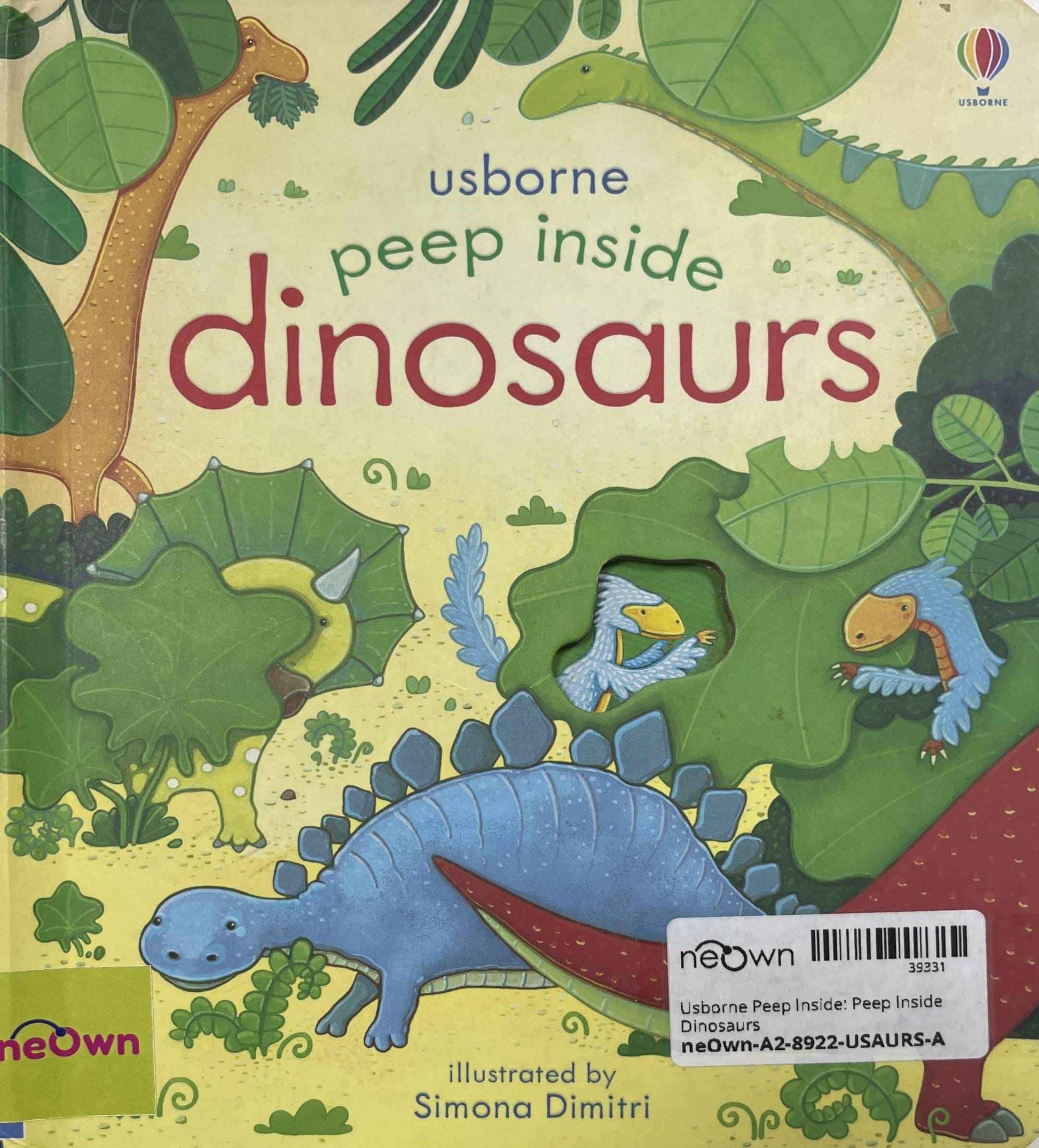 Usborne Peep Inside: Peep Inside Dinosaurs