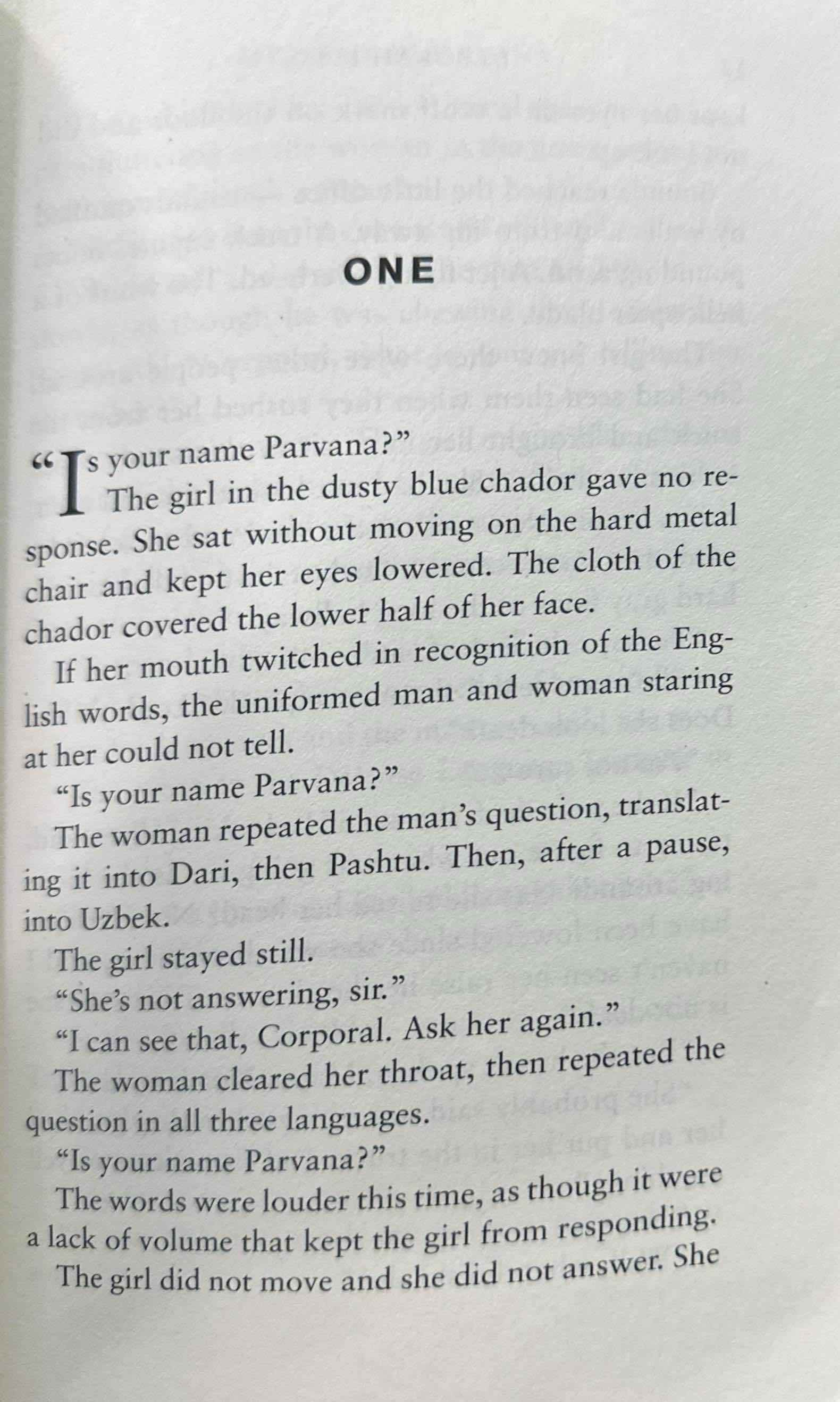 The Breadwinner #4 My Name is Parvana