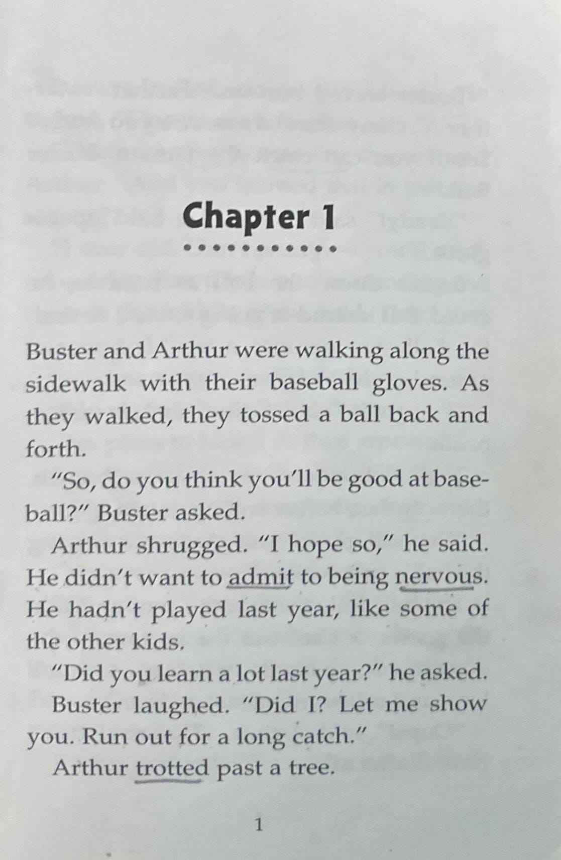Arthur Chapter Books #3 Arthur Makes the Team