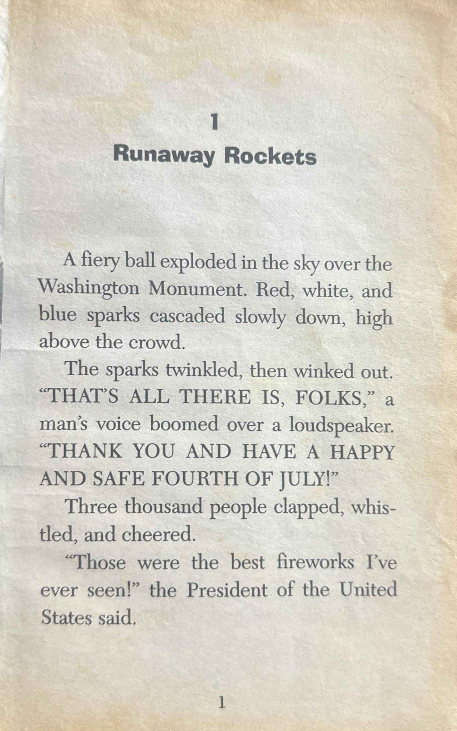 Capital Mysteries #6 Fireworks at the FBI