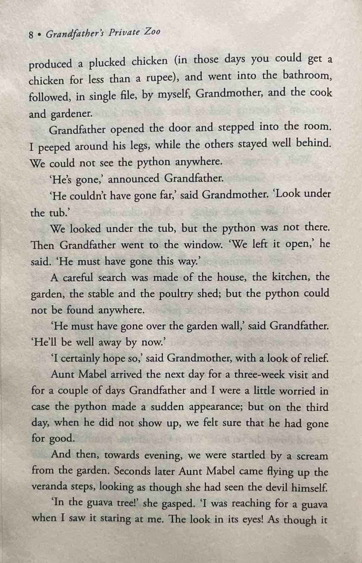 Grandfather's Private Zoo