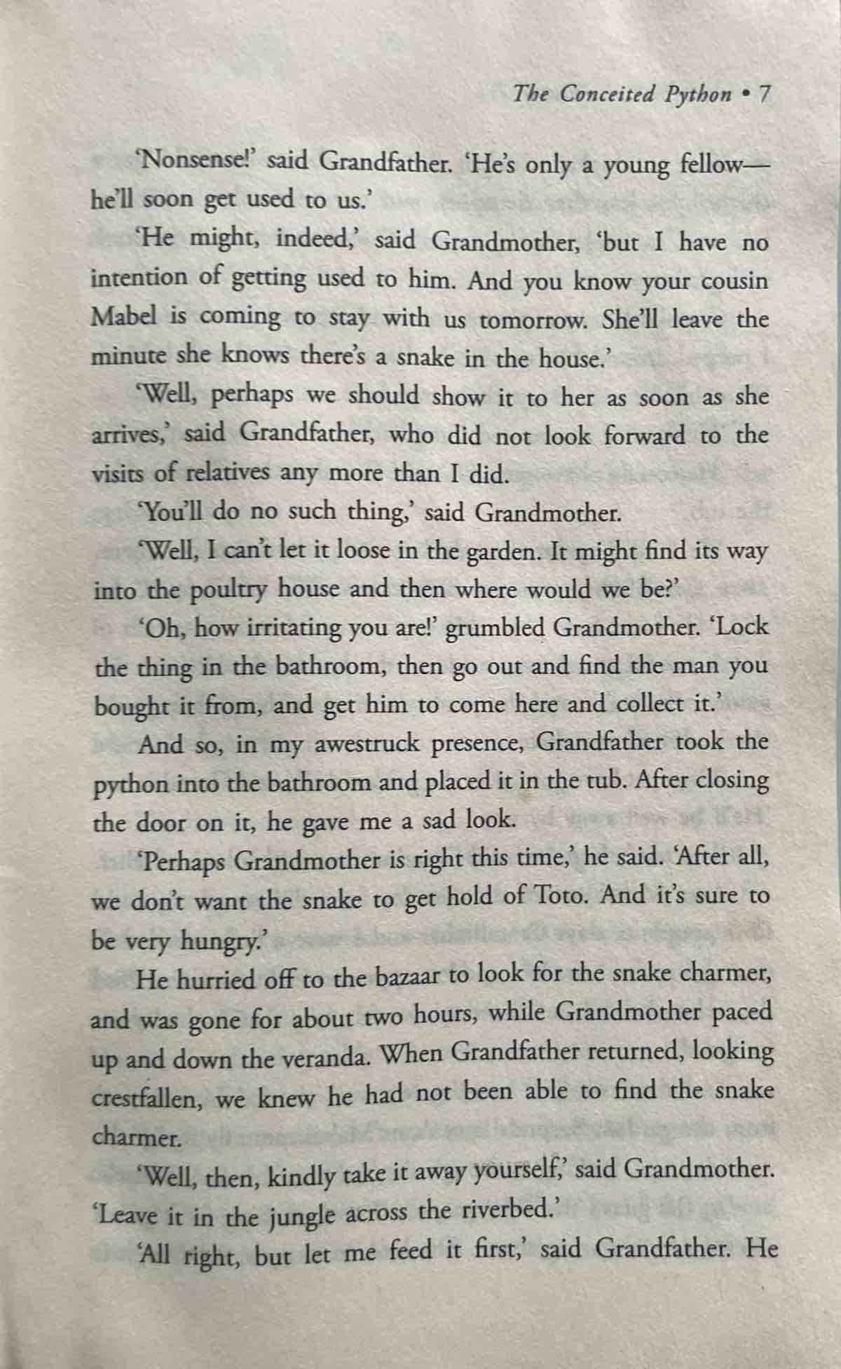 Grandfather's Private Zoo