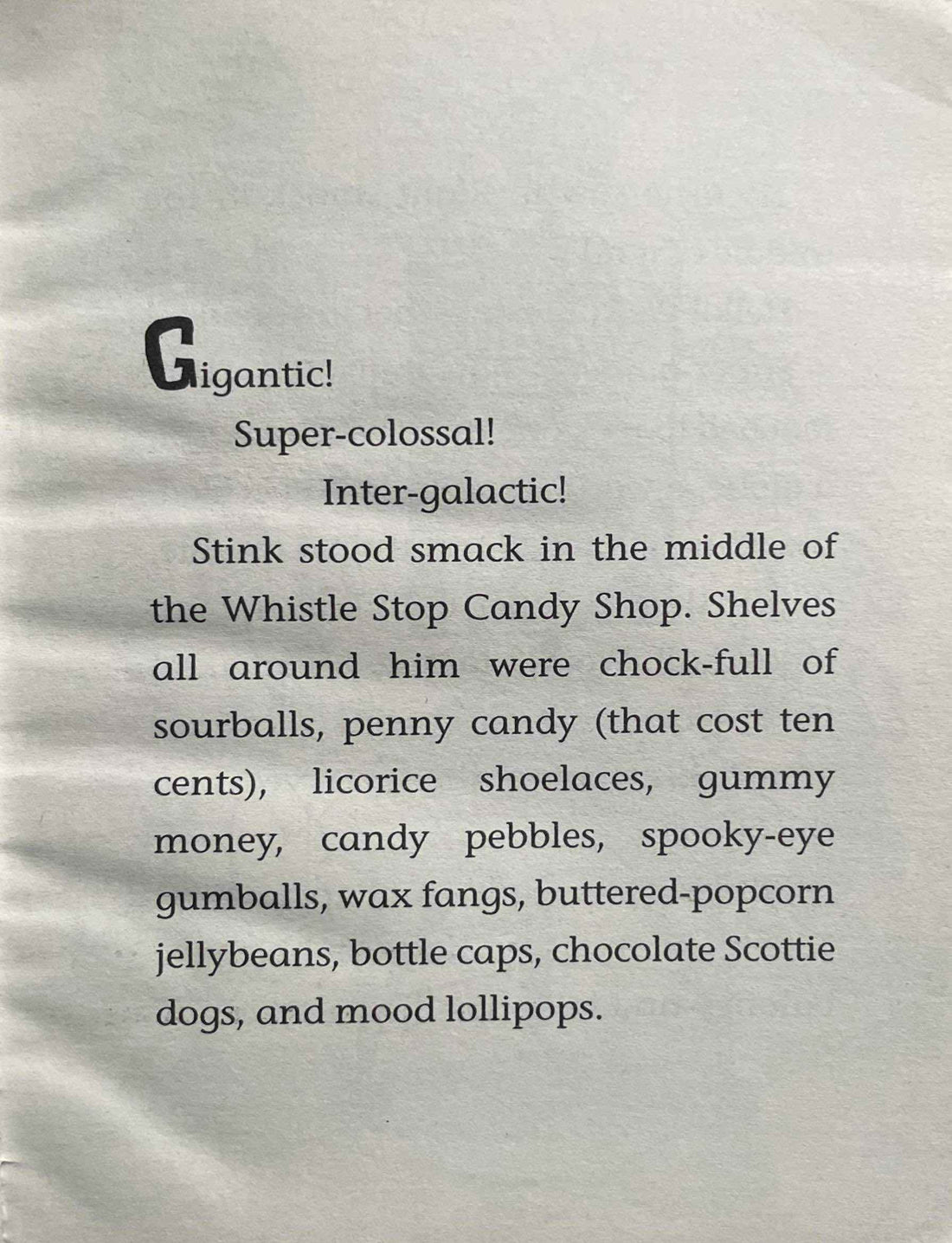 Stink #2 Stink and the Incredible Super Galactic Jawbreaker