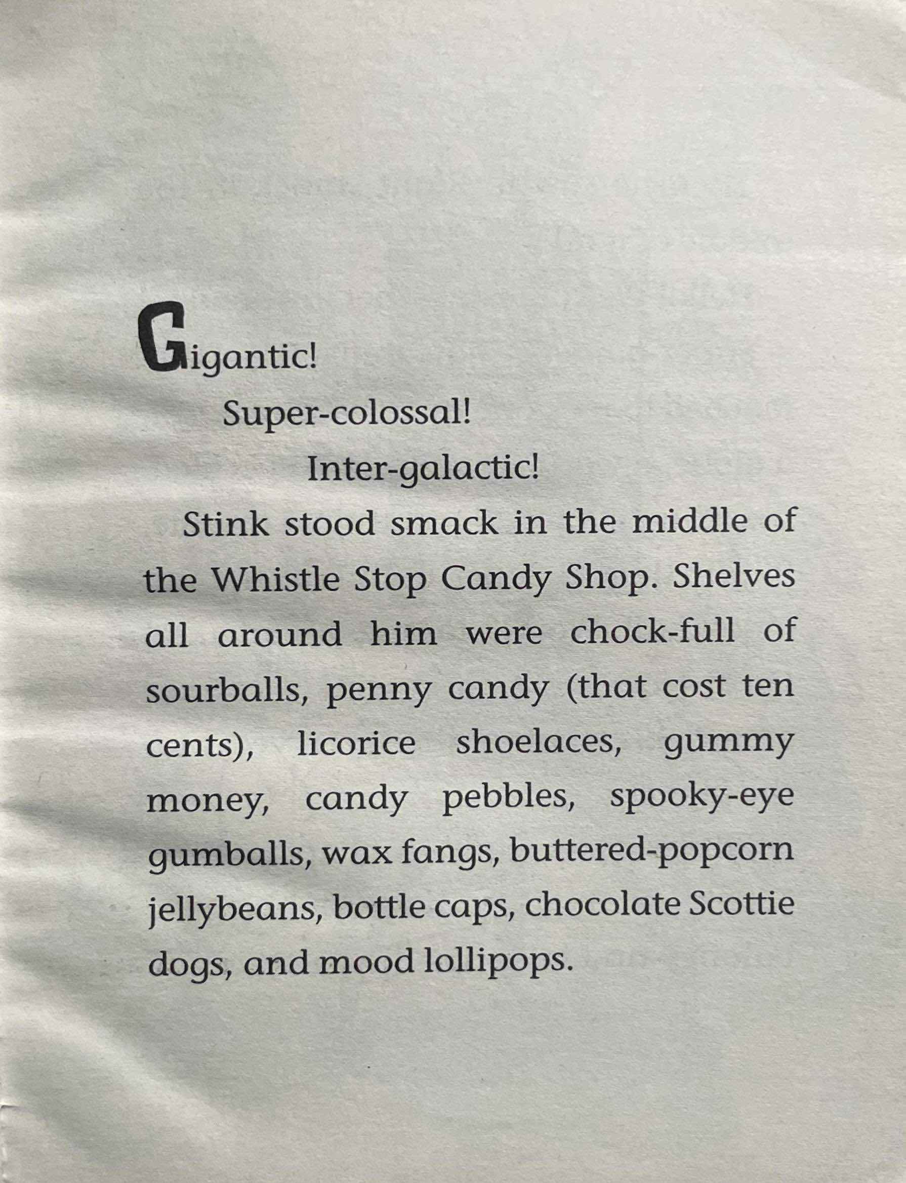 Stink #2 Stink and the Incredible Super Galactic Jawbreaker