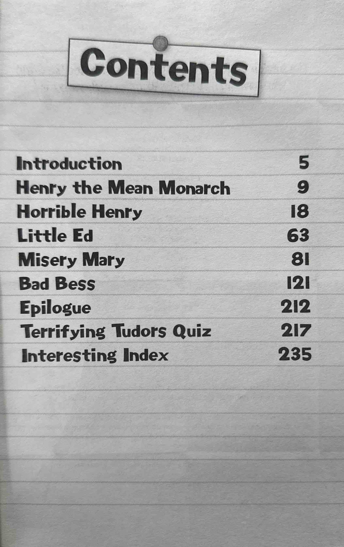 Horrible Histories: Terrifying Tudors