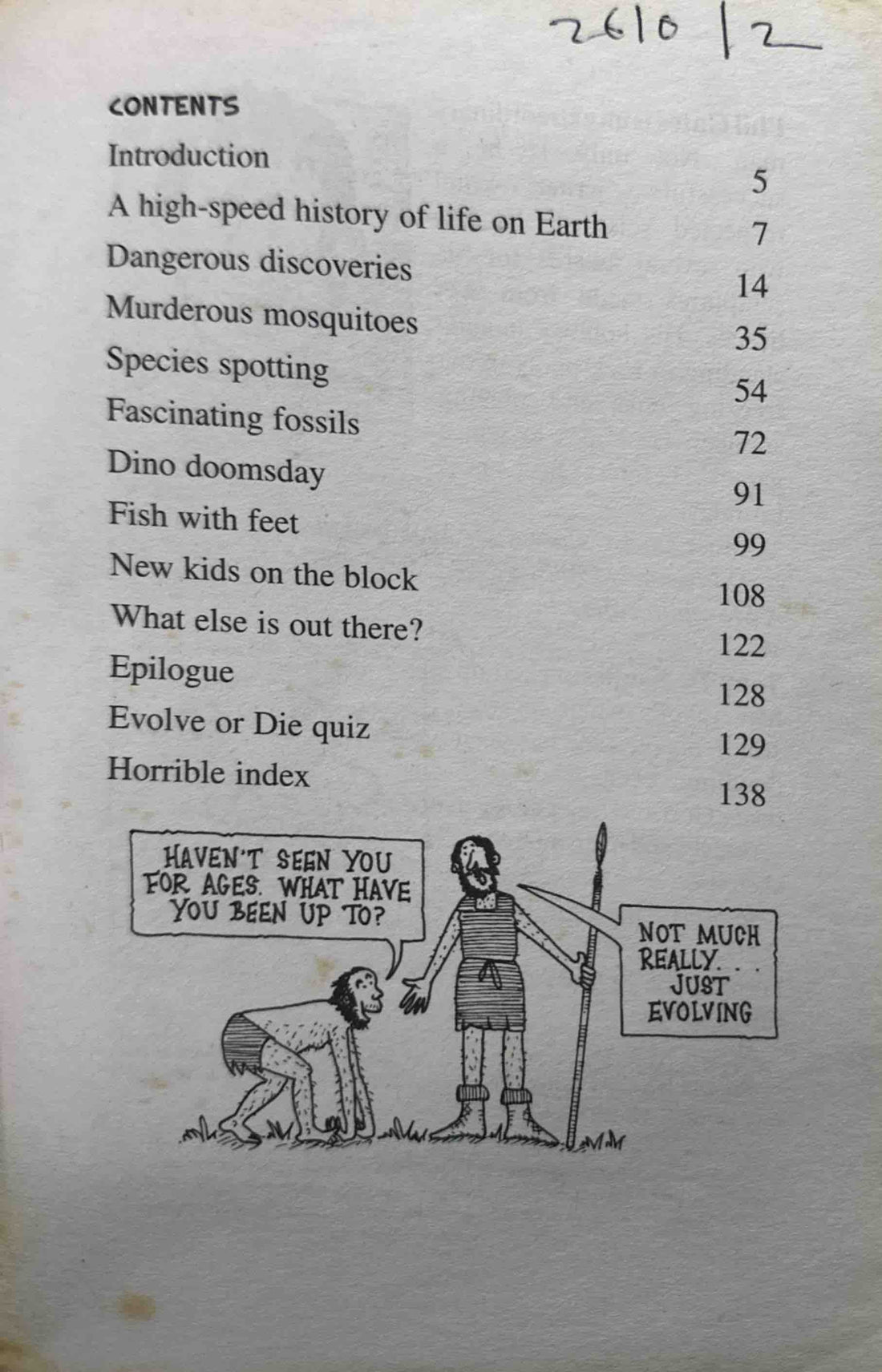 Horrible Science: Evolve or Die