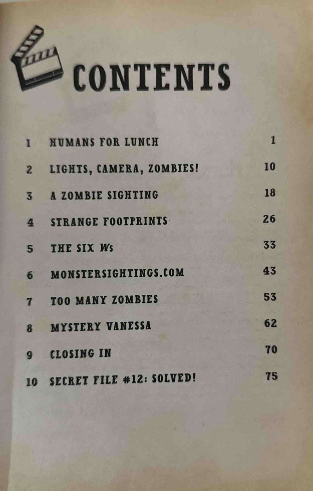 The Hardy Boys: Secret Files #12 Lights, Camera...Zombies!