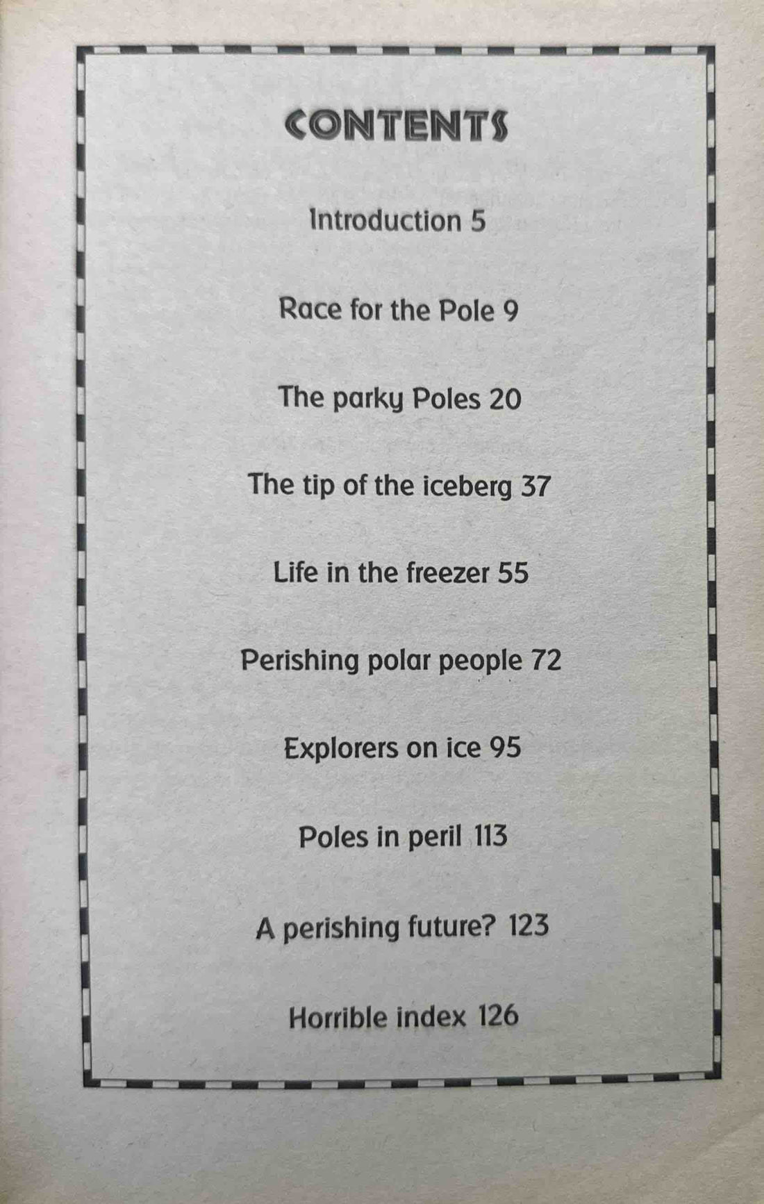 Horrible Geography: Perishing Poles