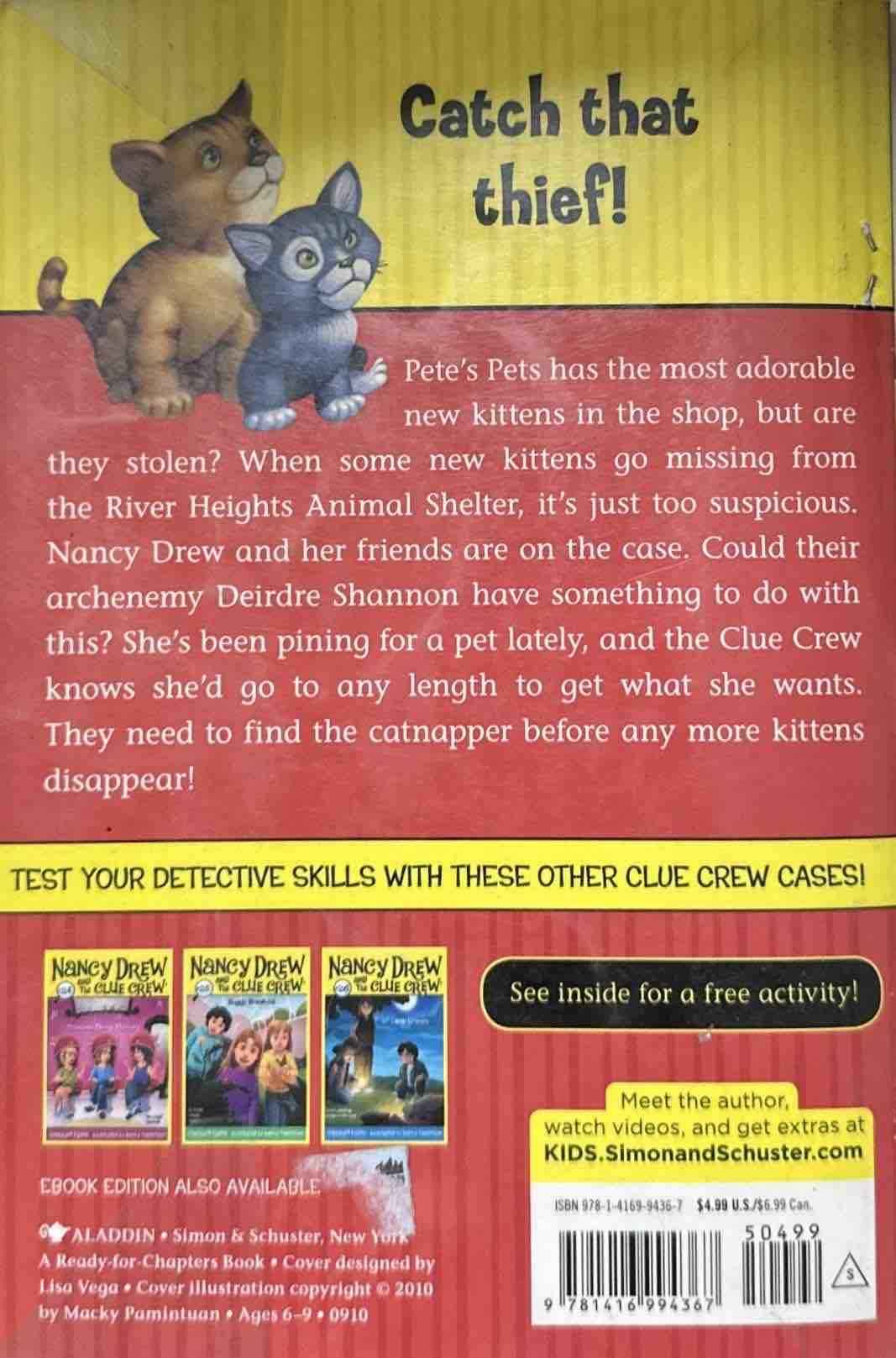 Nancy Drew and the Clue Crew #27 Cat Burglar Caper