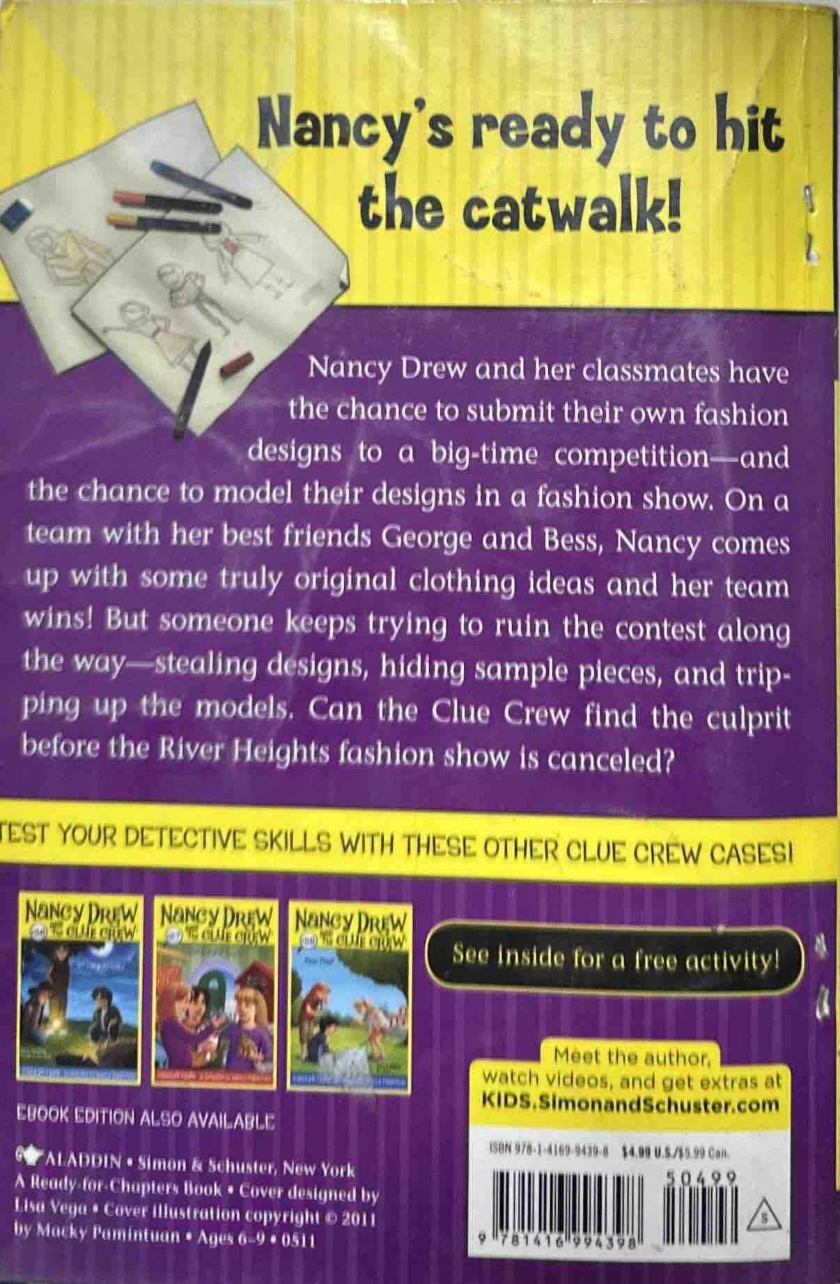 Nancy Drew and the Clue Crew #29 Designed for Disaster