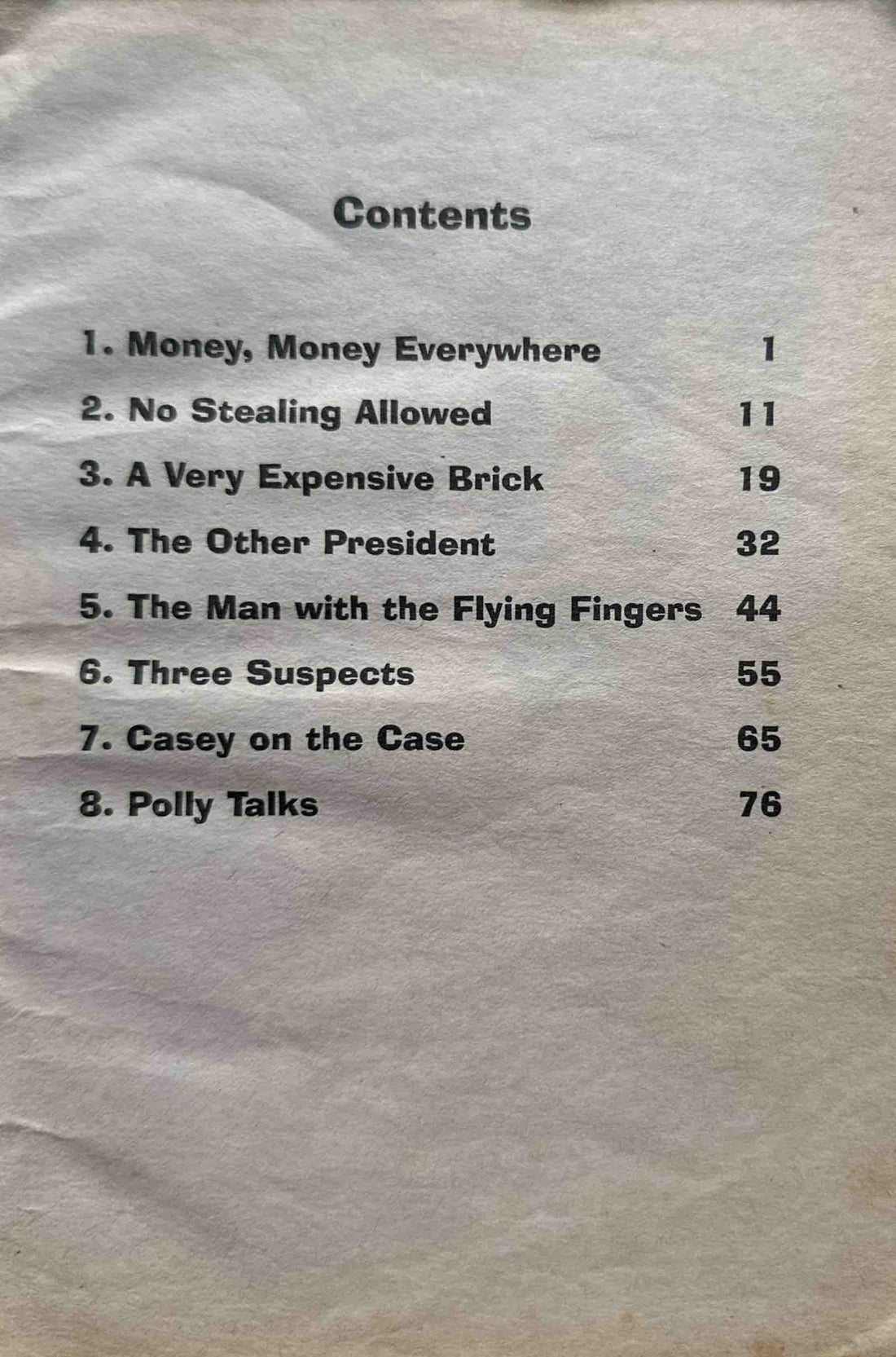 Capital Mysteries #7 Trouble at the Treasury