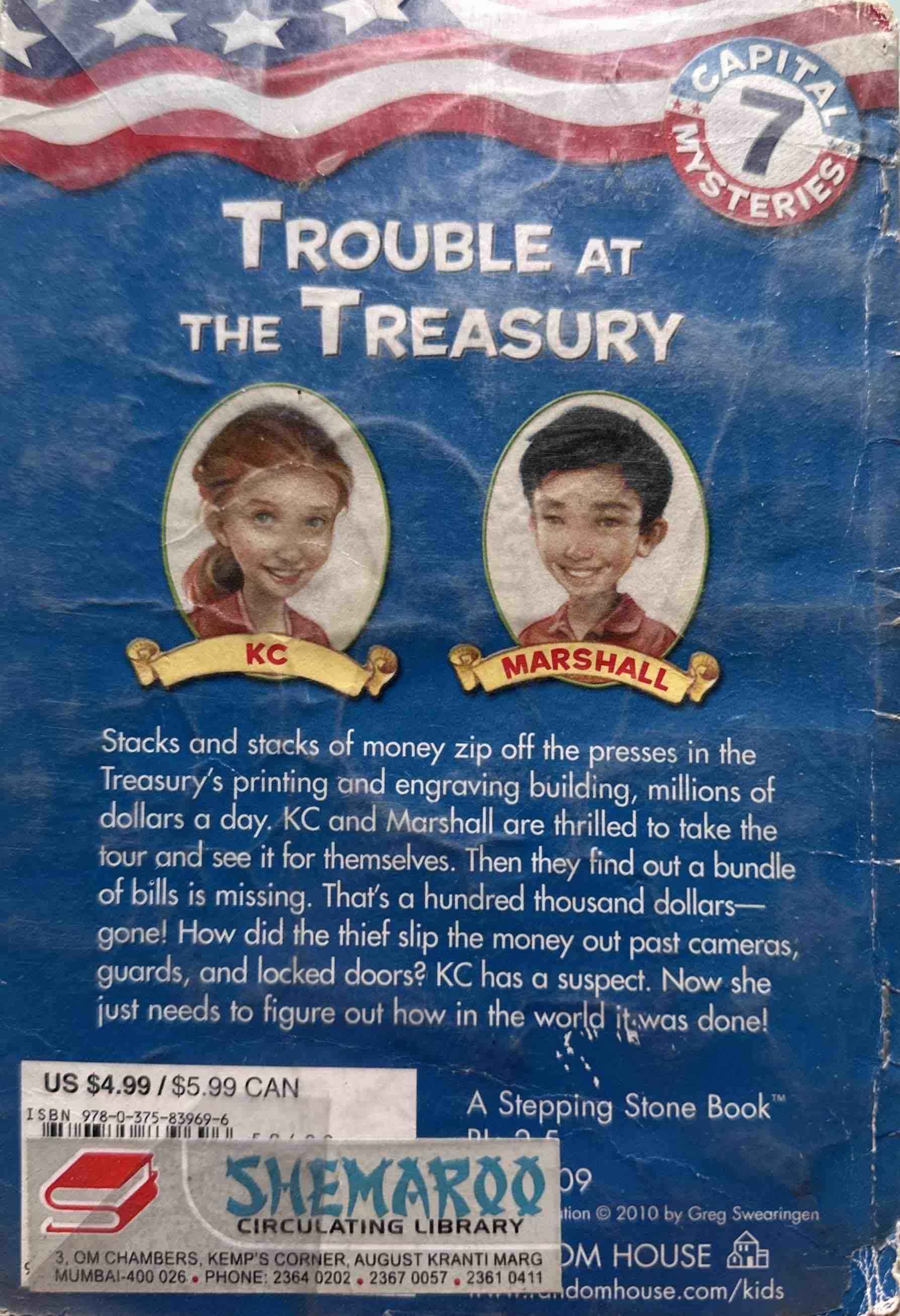 Capital Mysteries #7 Trouble at the Treasury