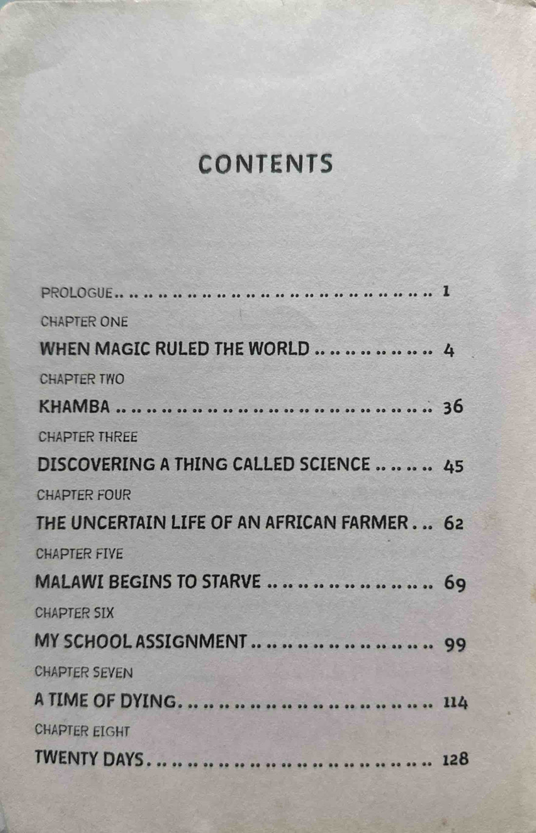 The Boy Who Harnessed the Wind
