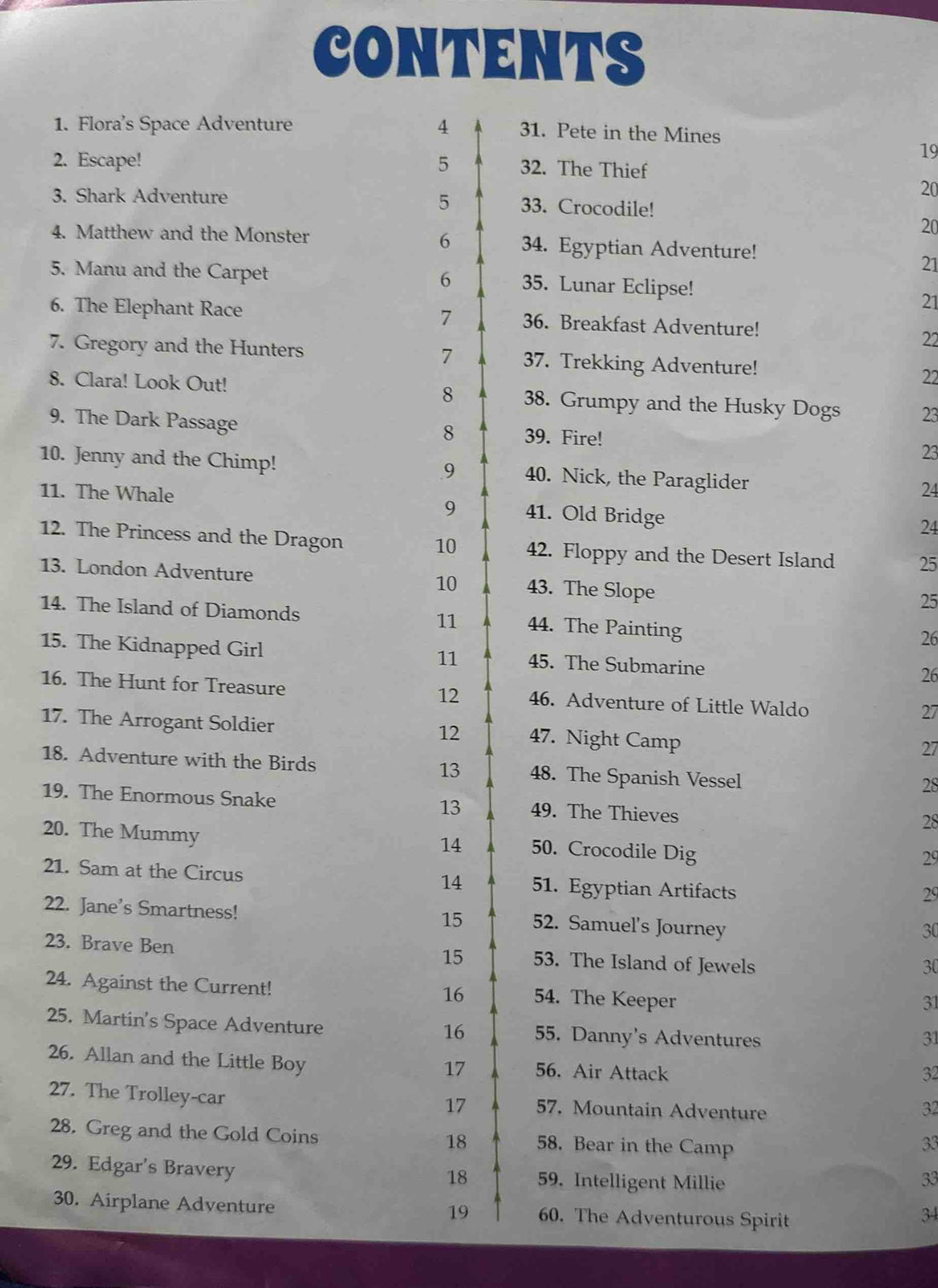121 Adventure Tales