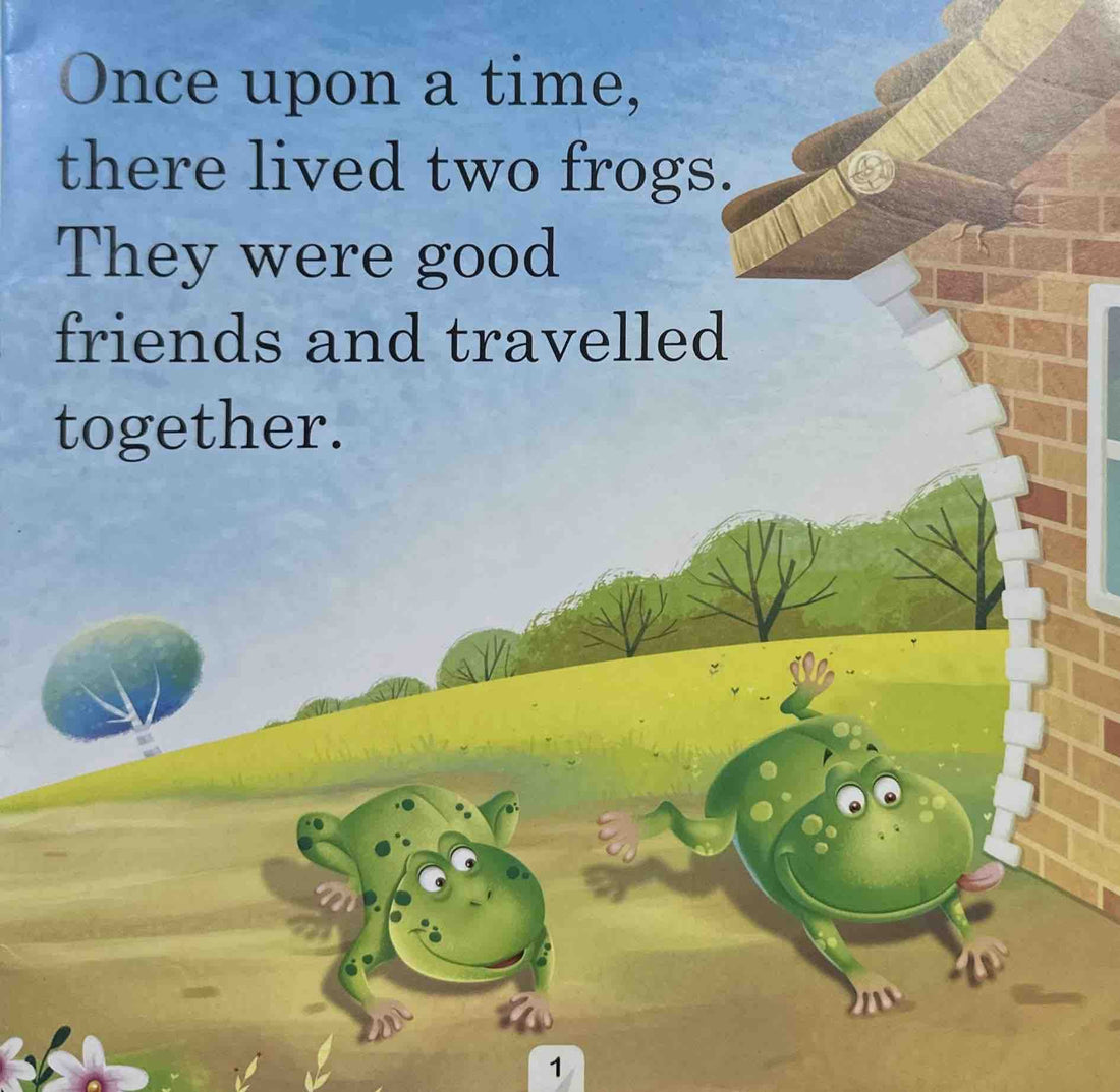 Preschool Reader With Moral: The Two Frogs