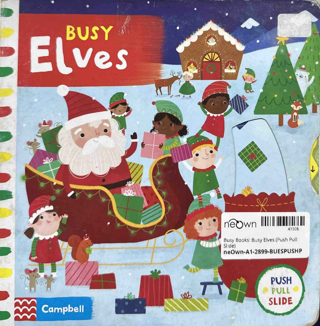 Busy Books: Busy Elves (Push Pull Slide)