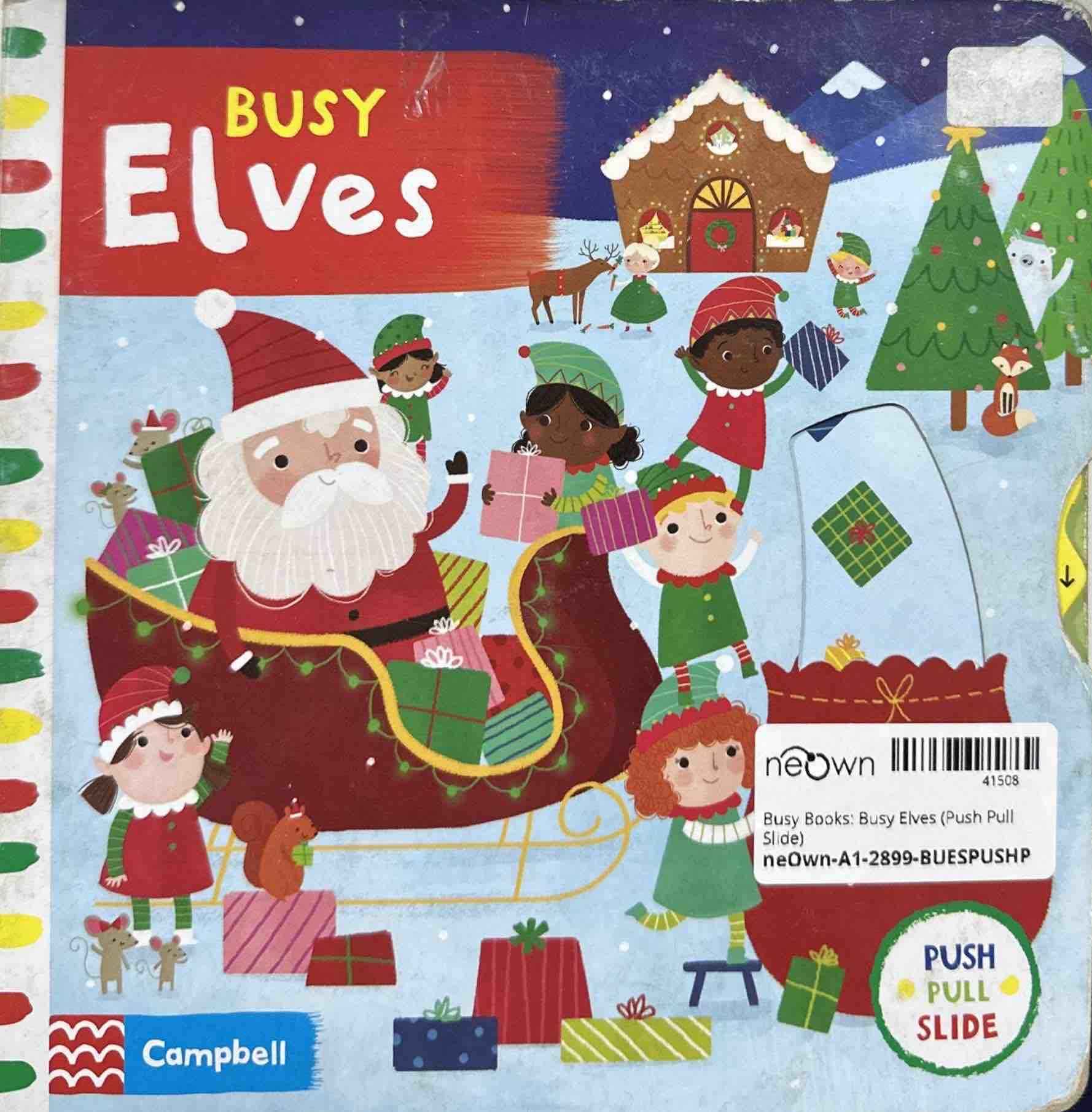 Busy Books: Busy Elves (Push Pull Slide)