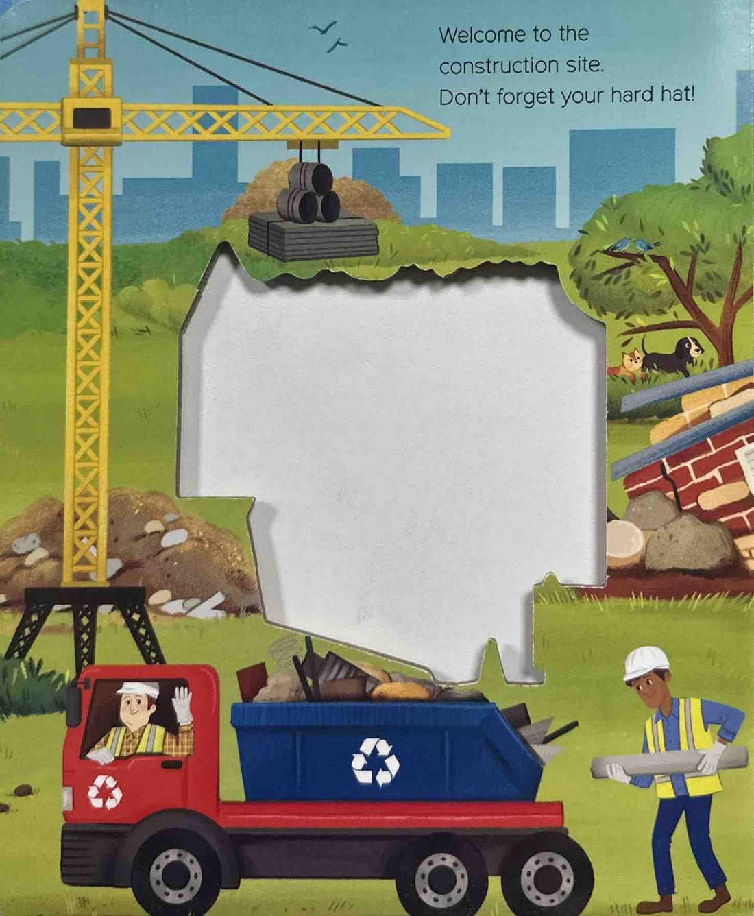 What Can You See?: What Can You See? On a Building Site (Board Book)