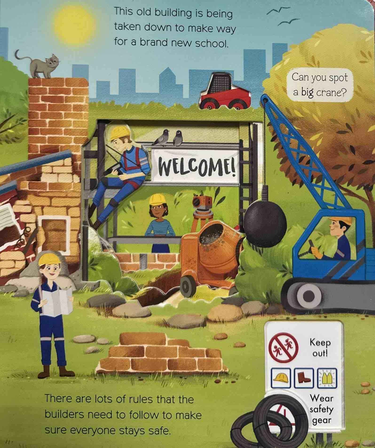 What Can You See?: What Can You See? On a Building Site (Board Book)
