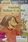 Arthur Chapter Books #14 Francine, Believe It or Not