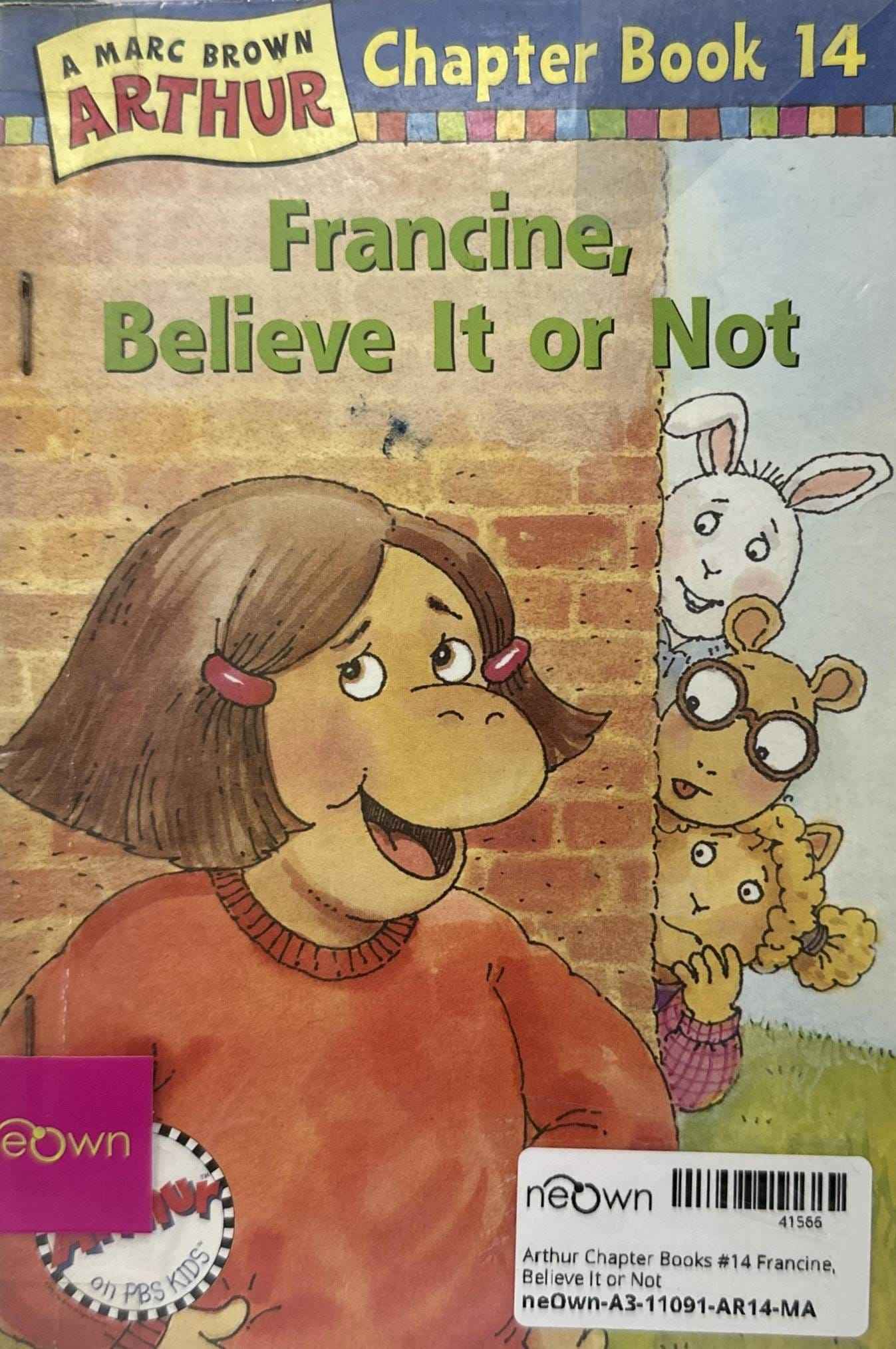 Arthur Chapter Books #14 Francine, Believe It or Not