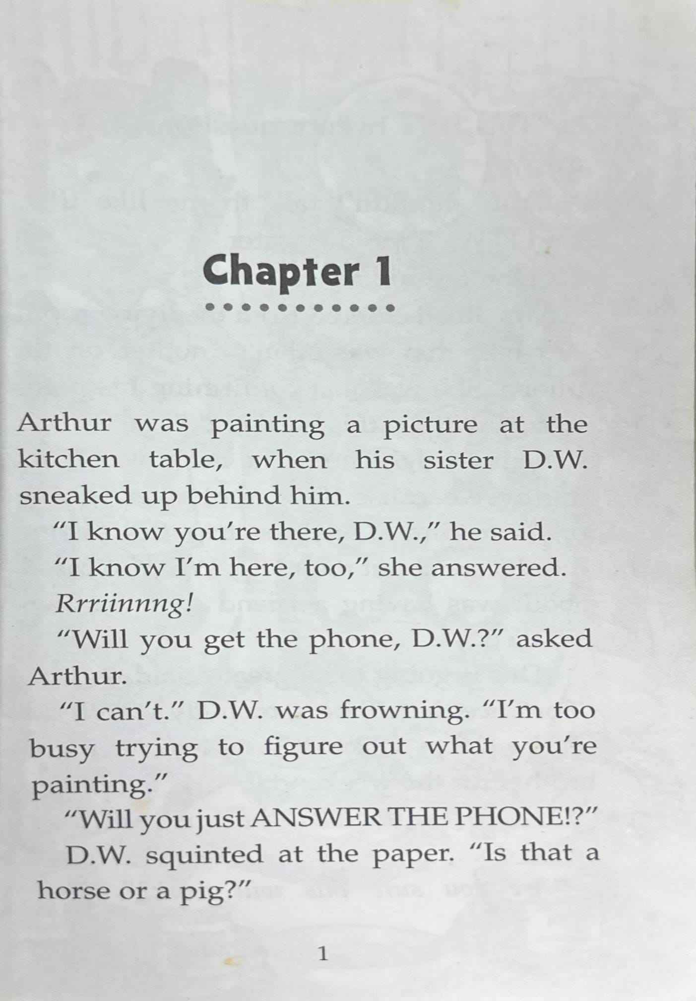 Arthur Chapter Books #21 Arthur and the Perfect Brother