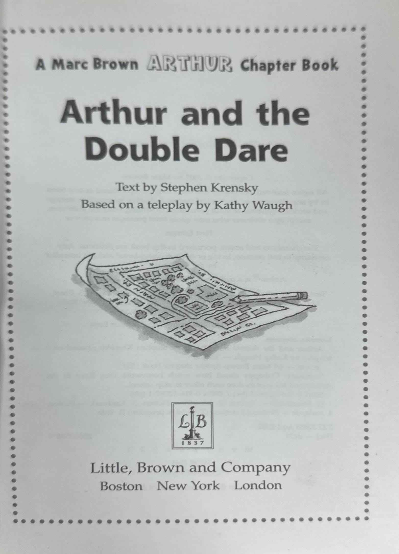 Arthur Chapter Books #25 Arthur and the Double Dare