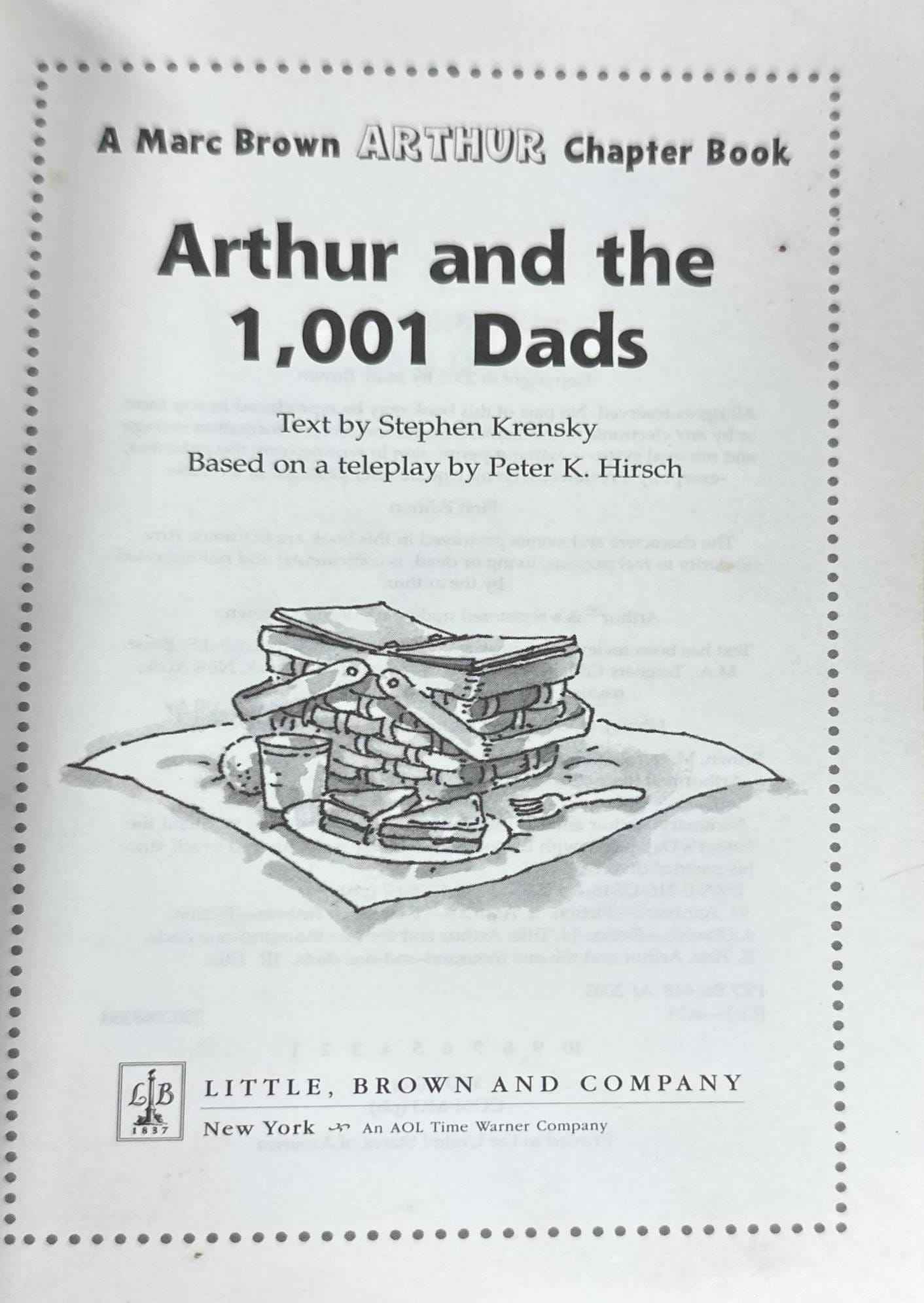 Arthur Chapter Books #28 Arthur and the 1,001 Dads