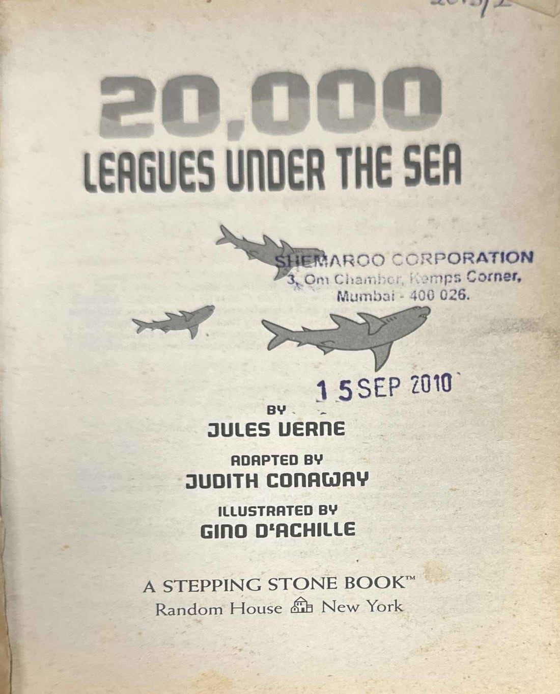 20,000 Leagues Under the Sea (A Stepping Stones Book)