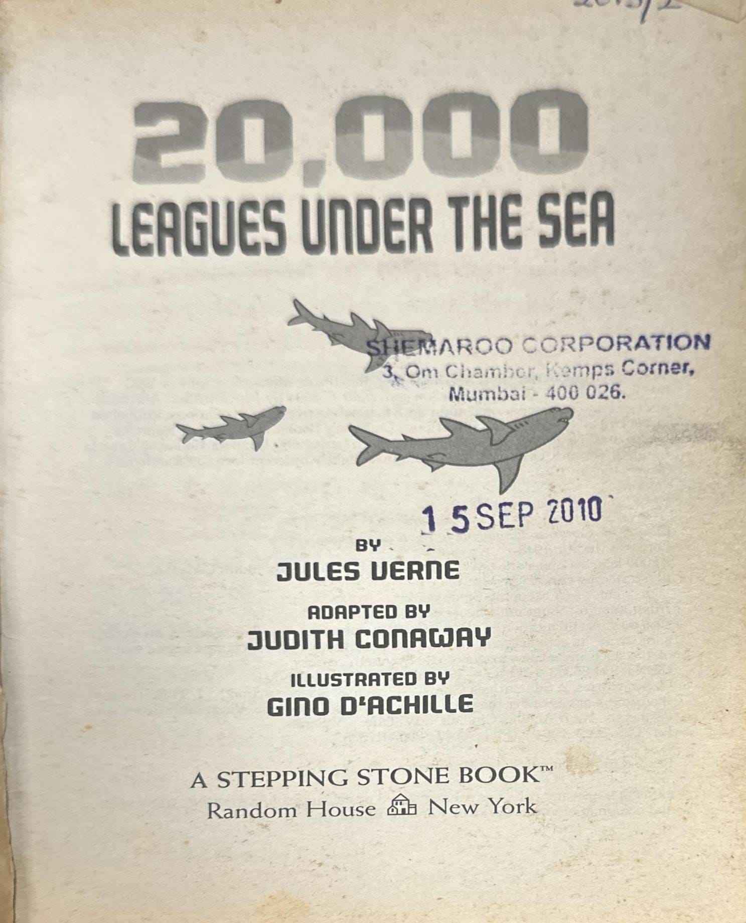 20,000 Leagues Under the Sea (A Stepping Stones Book)