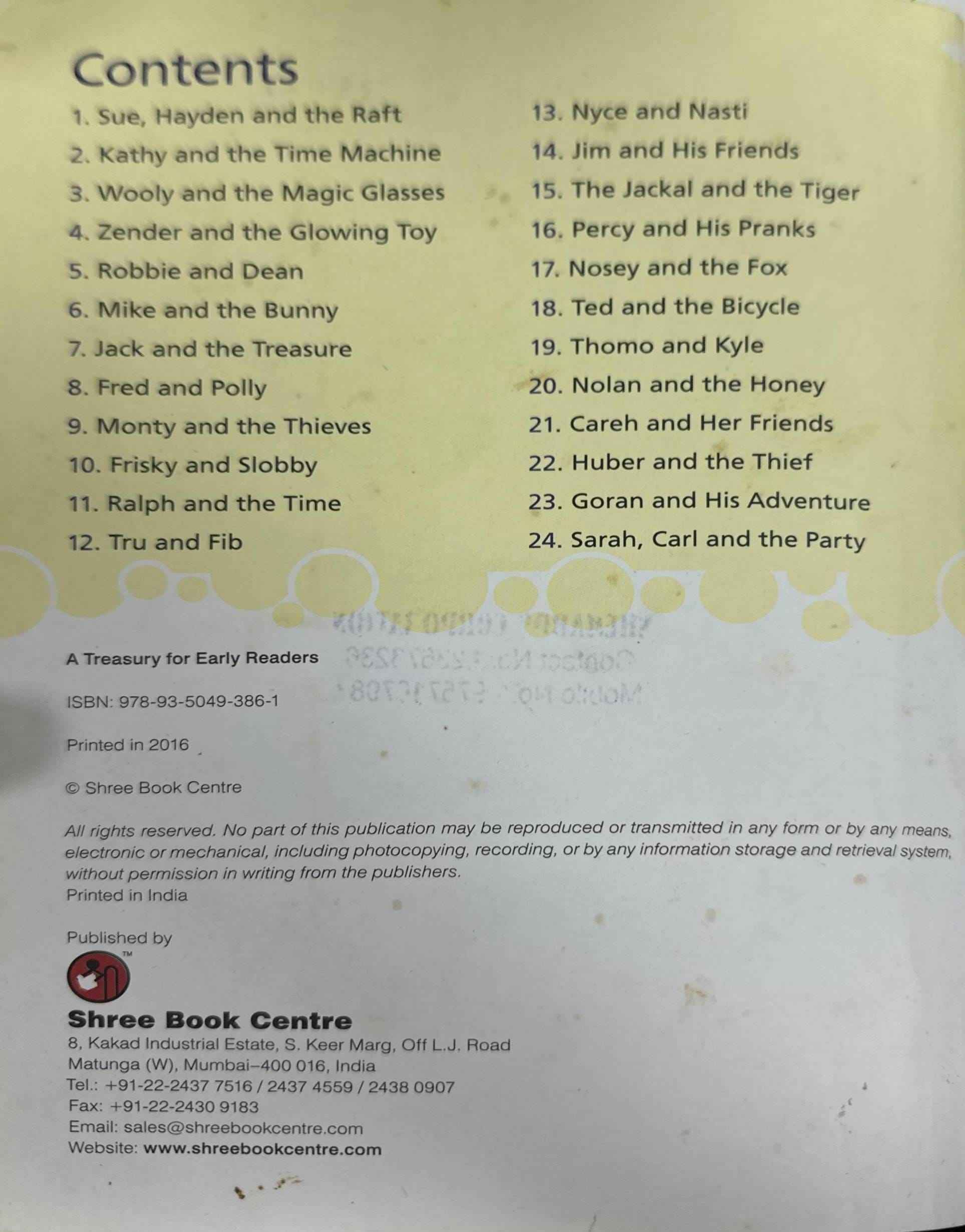 A Treasury for Early Readers