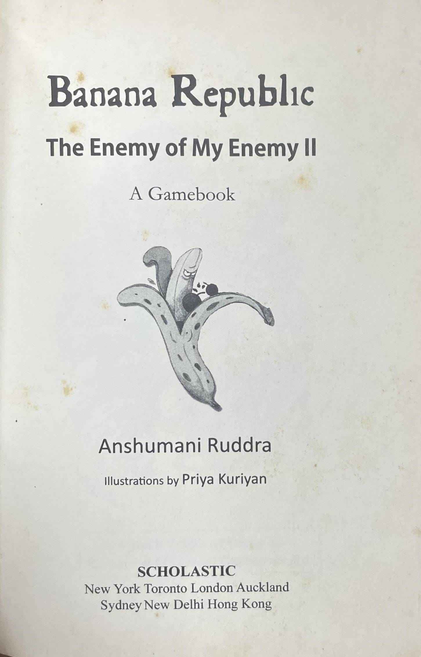 The Enemy of My Enemy II (A Game Book)