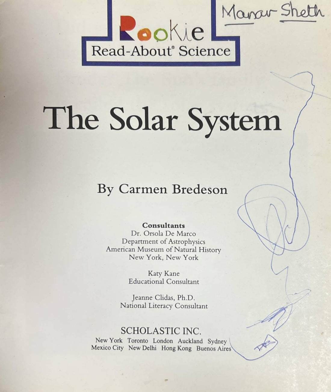 The Solar System (Rookie Read-About Science)