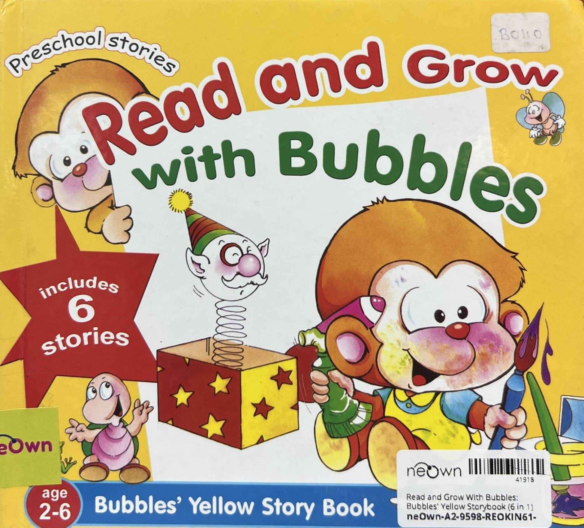 Read and Grow With Bubbles: Bubbles' Yellow Storybook (6 in 1)