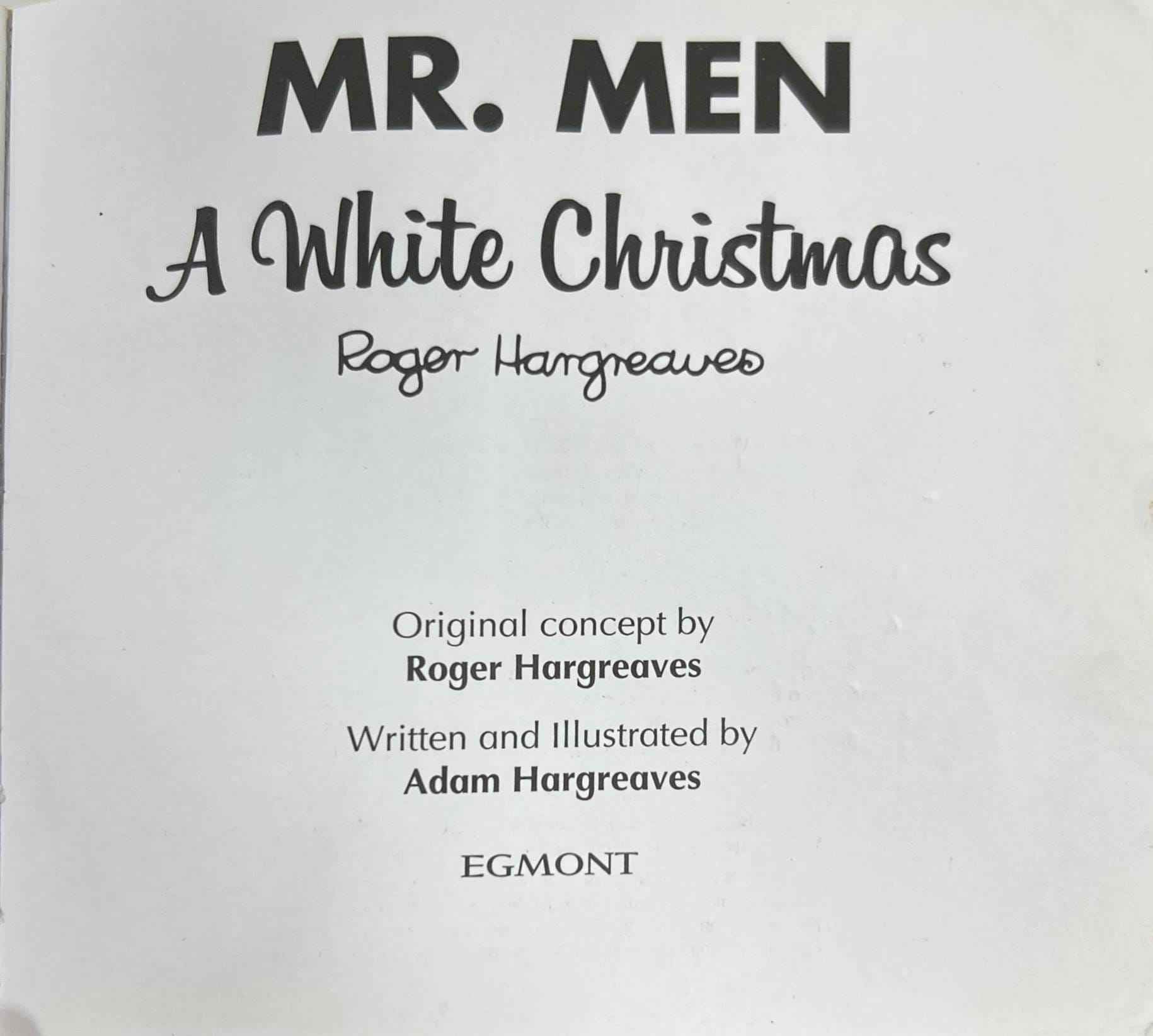Mr. Men and Little Miss Celebrations: A White Christmas