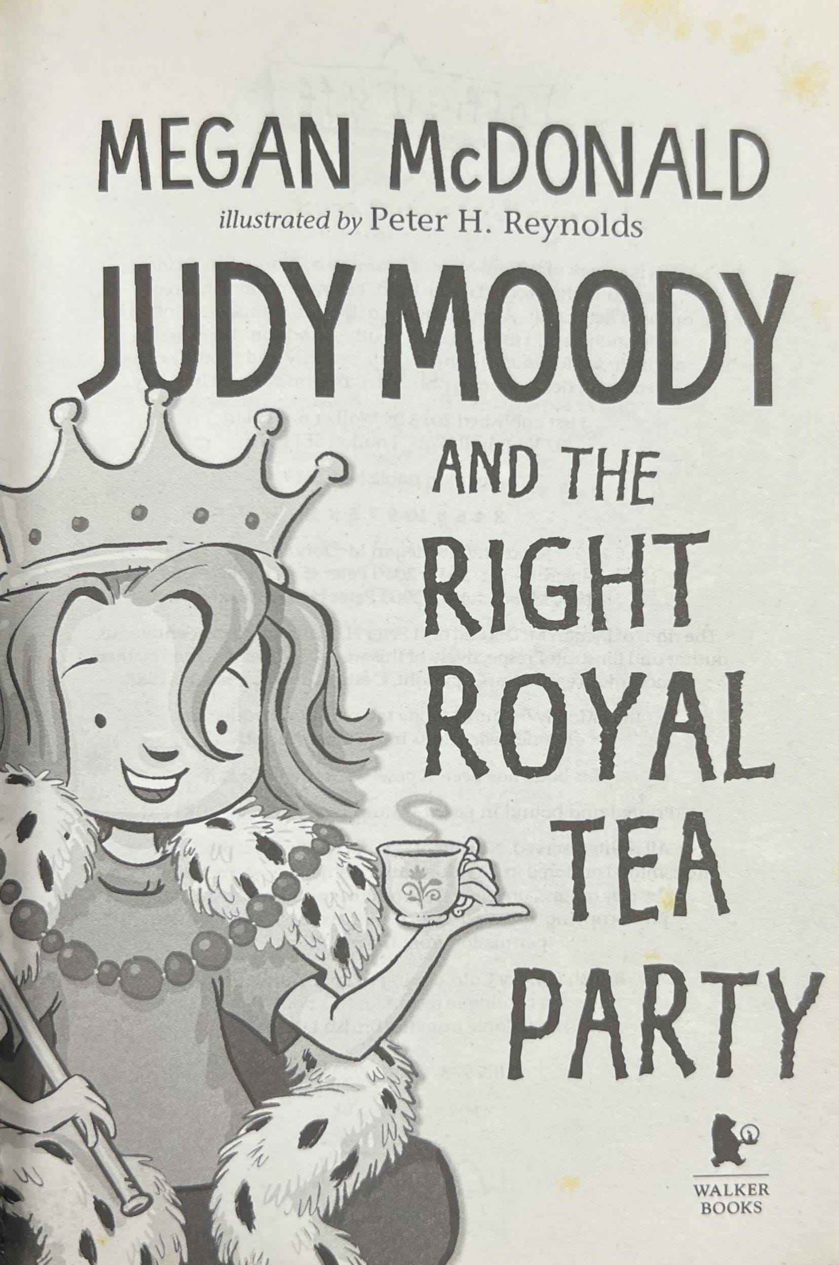 Judy Moody #14 Judy Moody and the Right Royal Tea Party