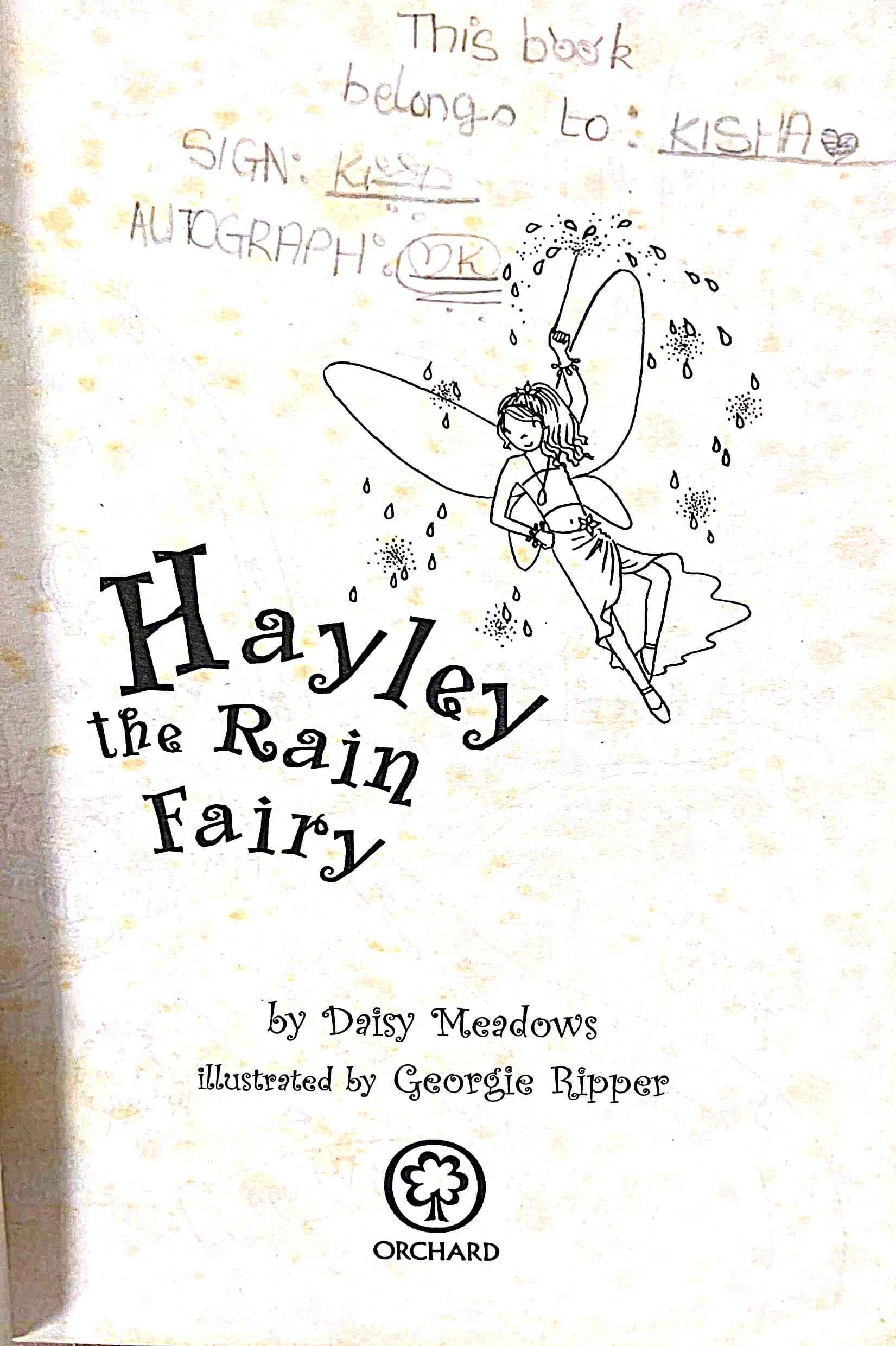 Rainbow Magic: Hayley the Rain Fairy
