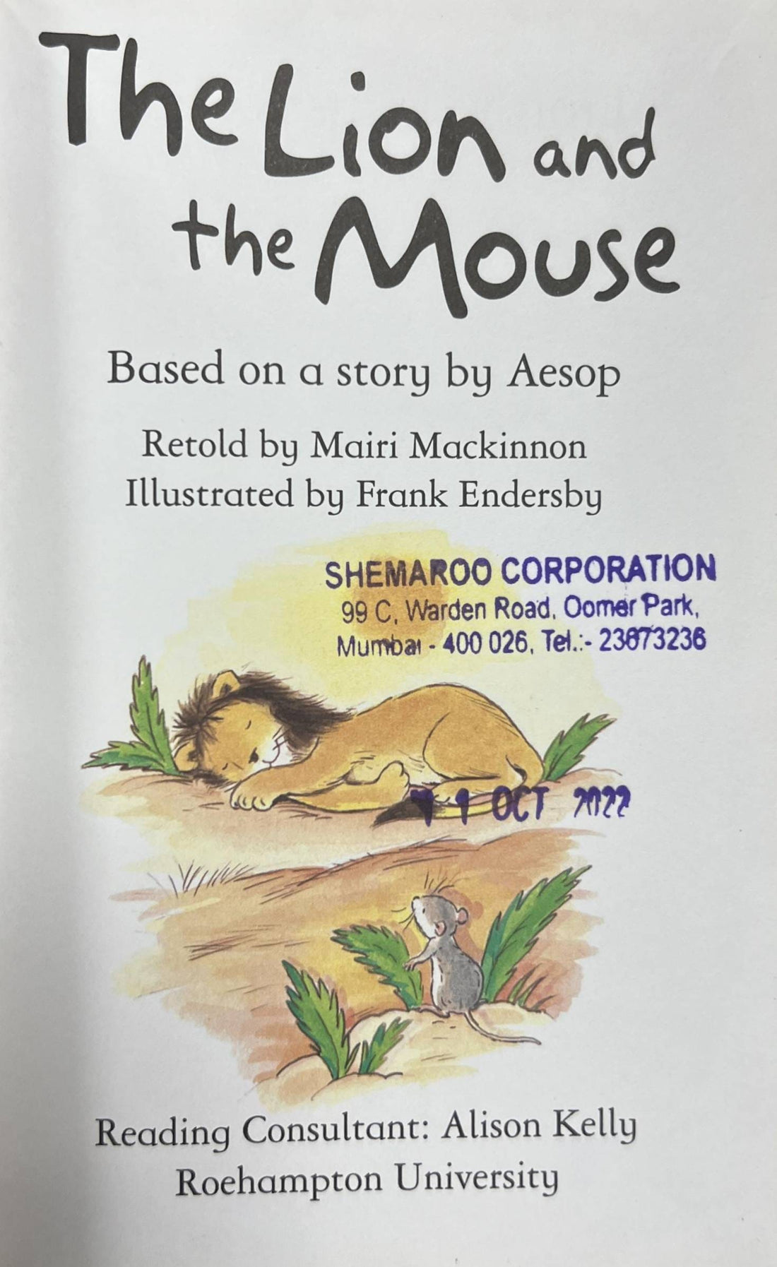 Usborne First Reading Level One: The Lion and the Mouse (Usborne First Reading Level One)