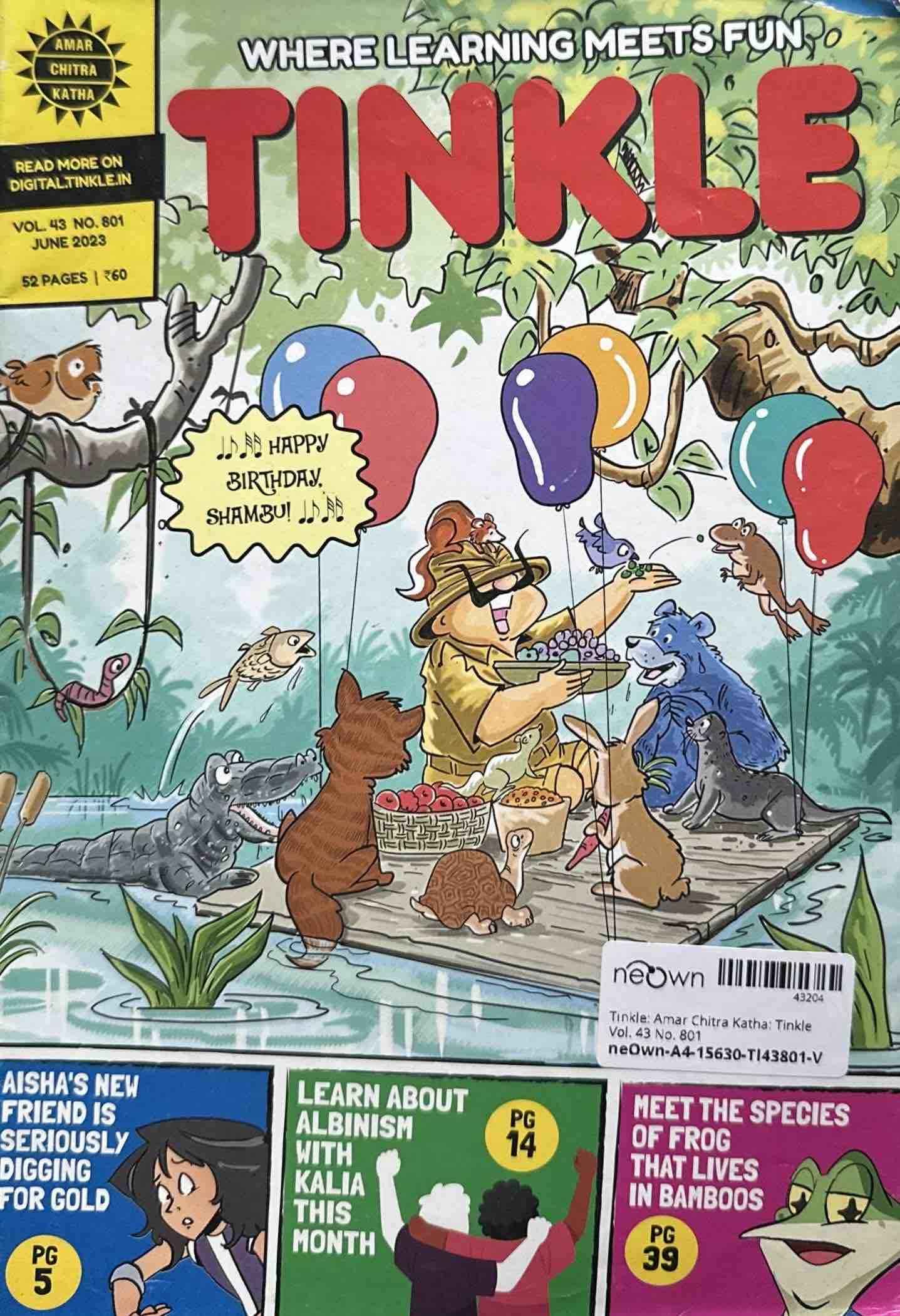 Amar Chitra Katha: Tinkle Vol. 43 No. 801