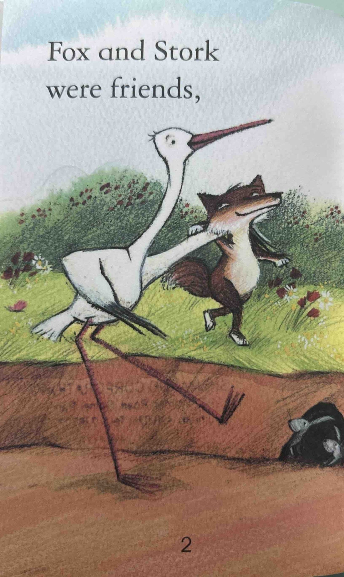 Usborne First Reading Level One: The Fox and the Stork