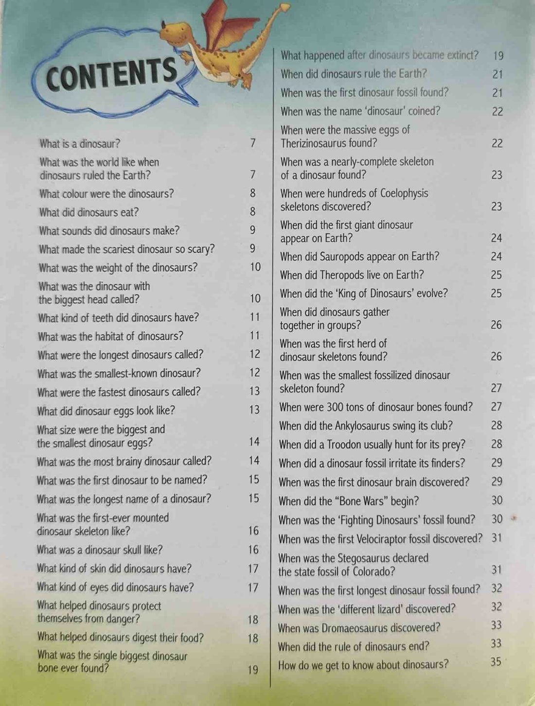 Amazing Questions & Answers: Dinosaurs