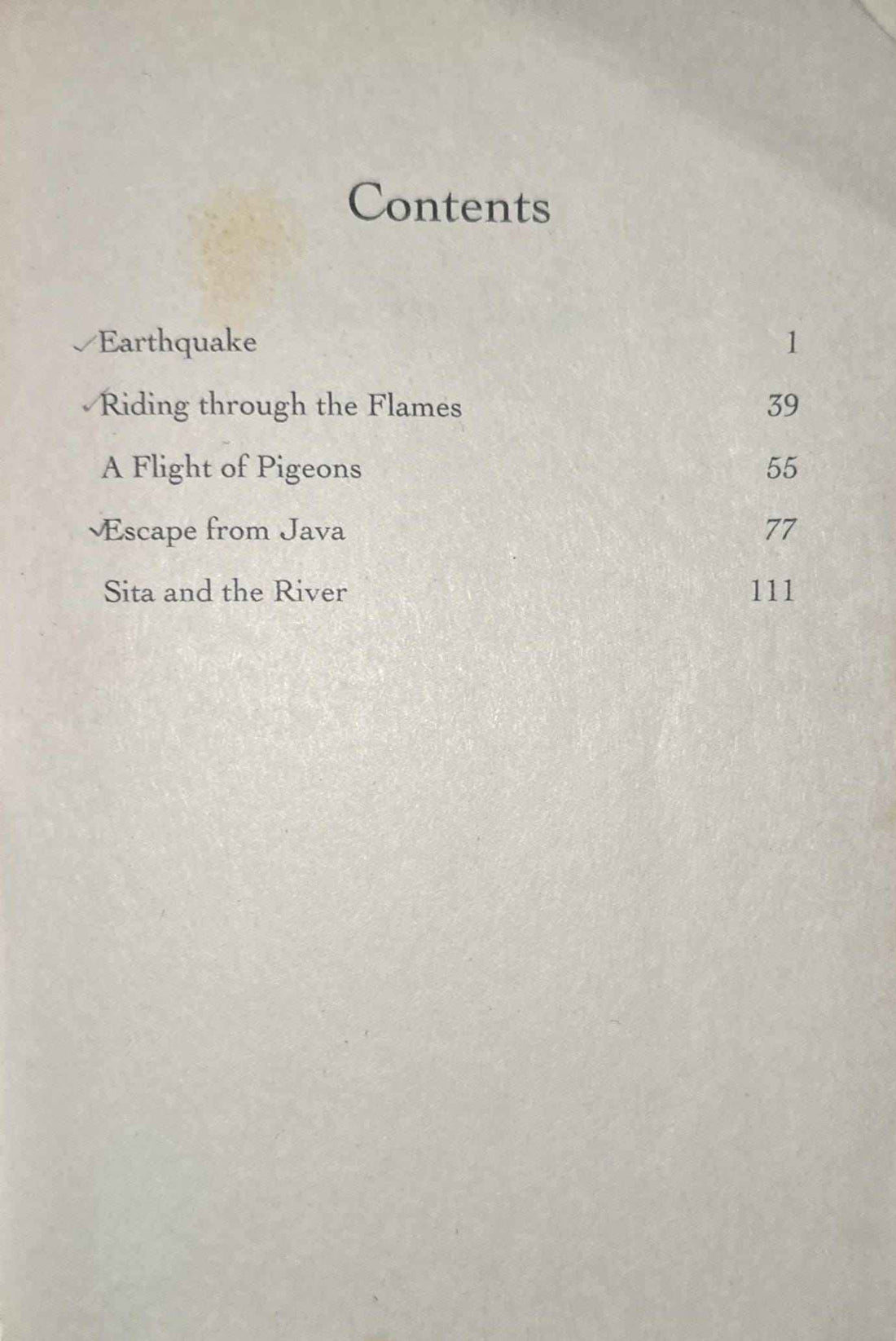 Escape From Java & Other Tales Of Danger