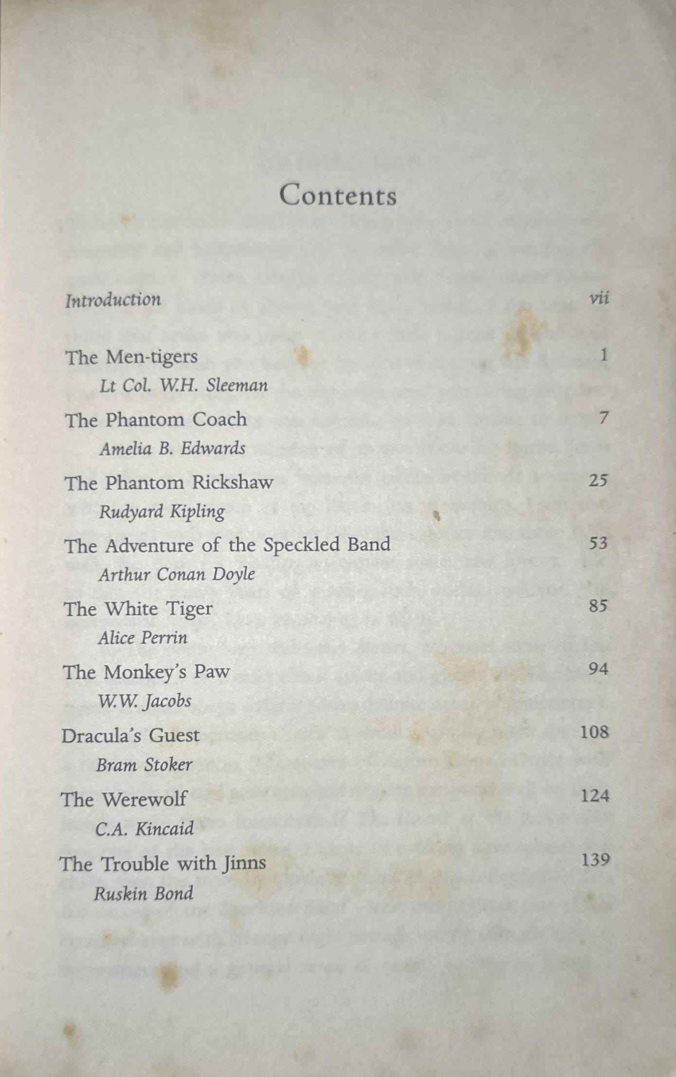 The White Tiger and Other Stories