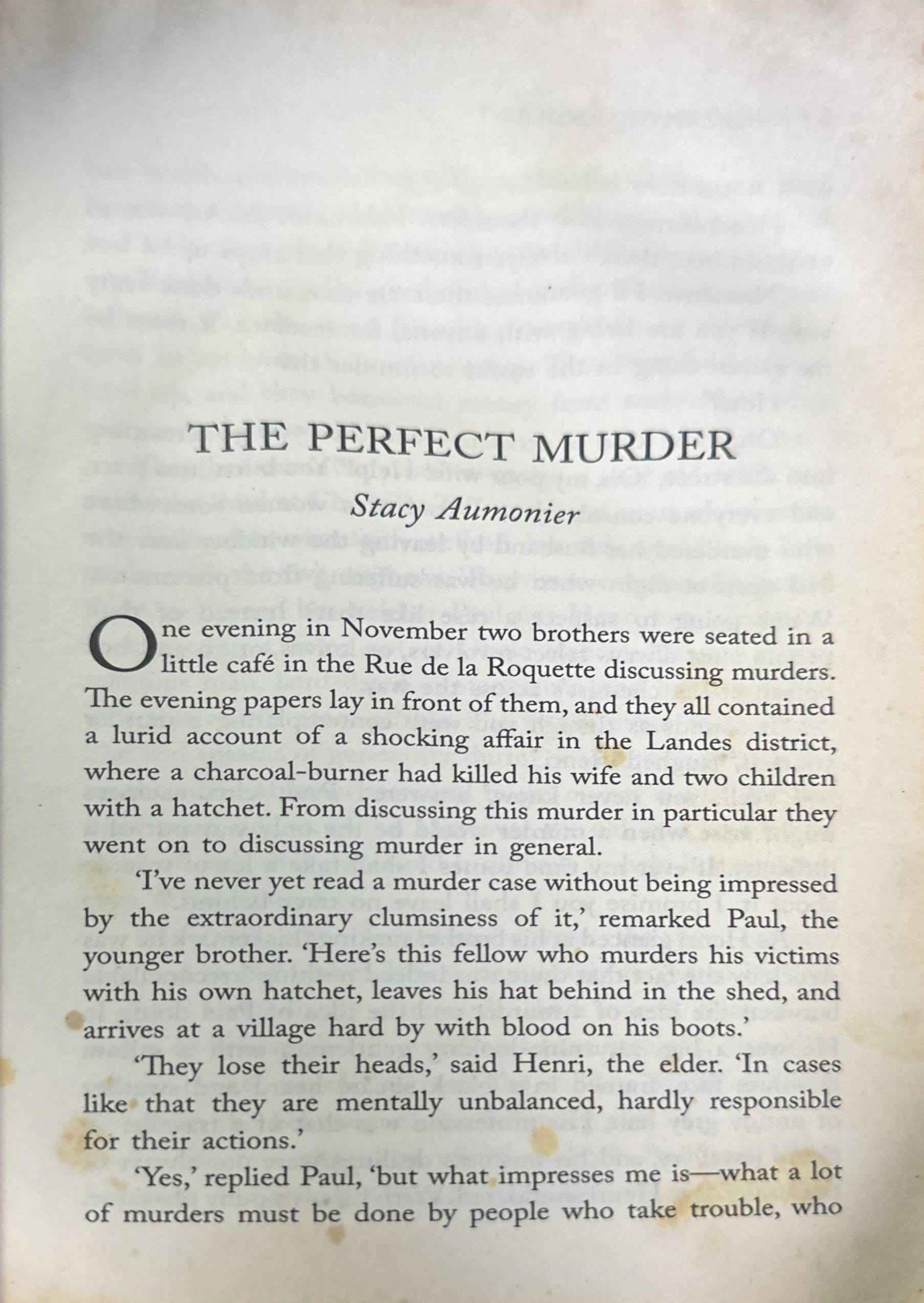 The Perfect Murder